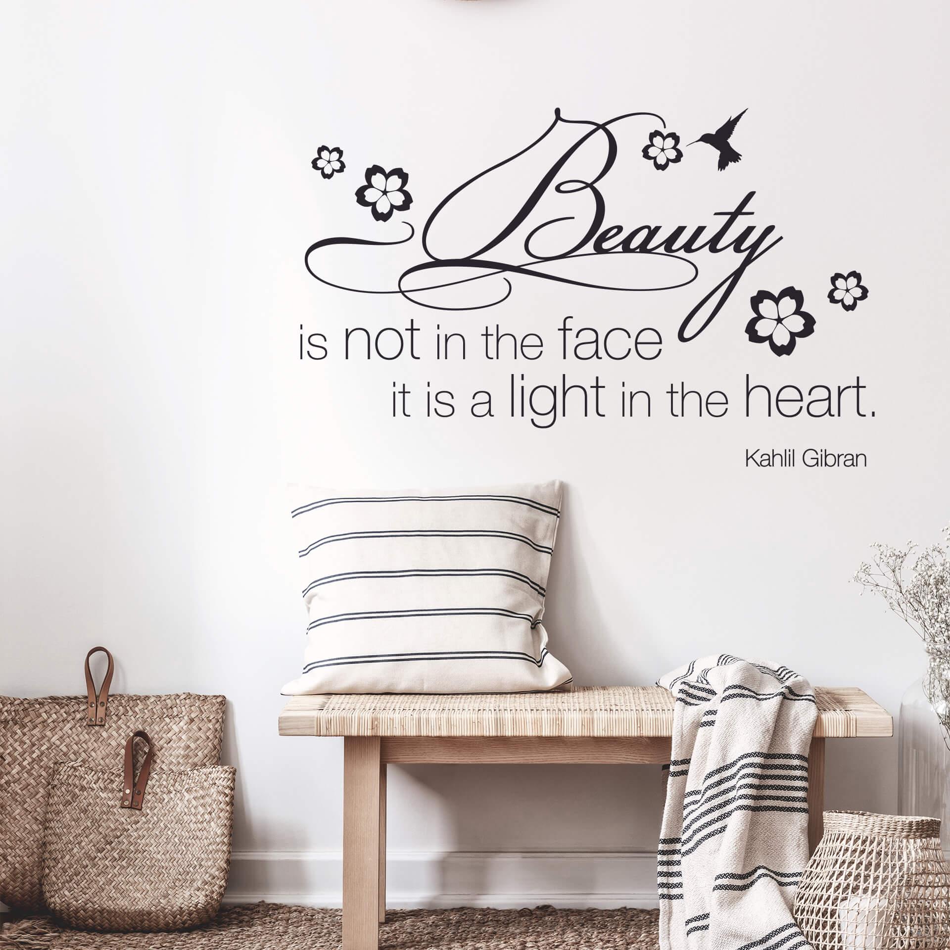 Beauty is not in the face...