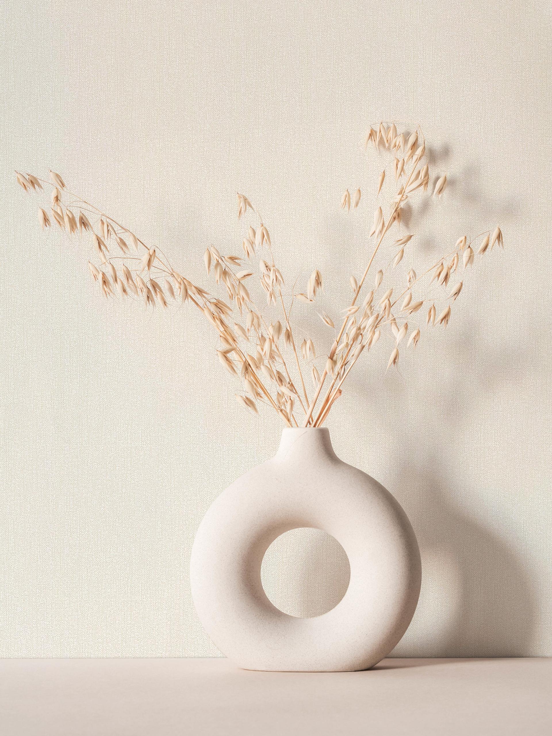 Effen behang, vliesbehang Novamur Jackie beige