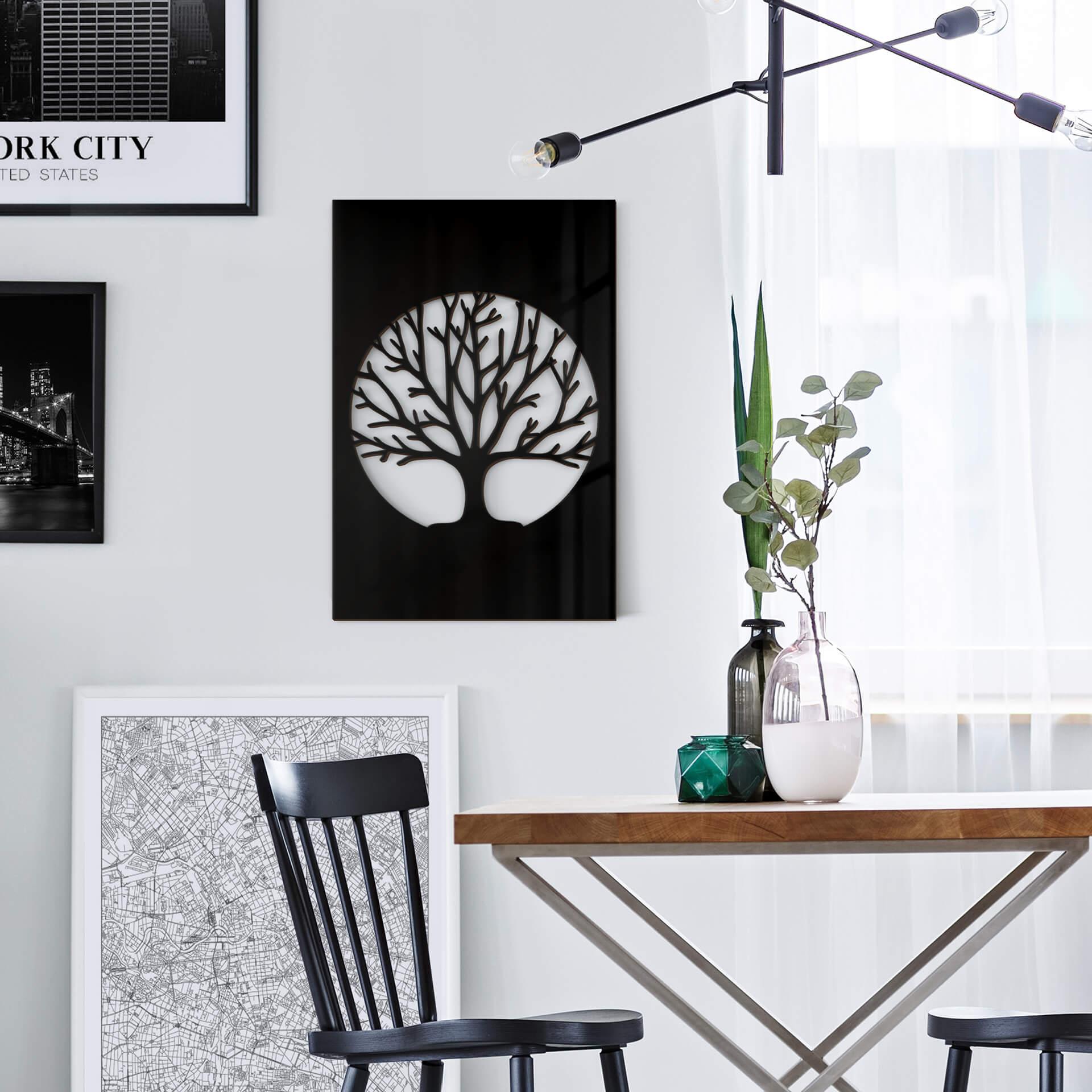 Cuadro decorativo cristal acrílico - Árbol de la vida