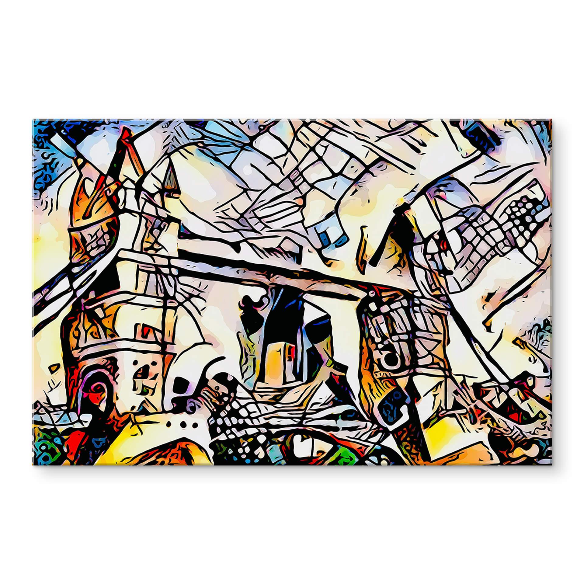Akrylbillede Zamart - Kandinsky møder London