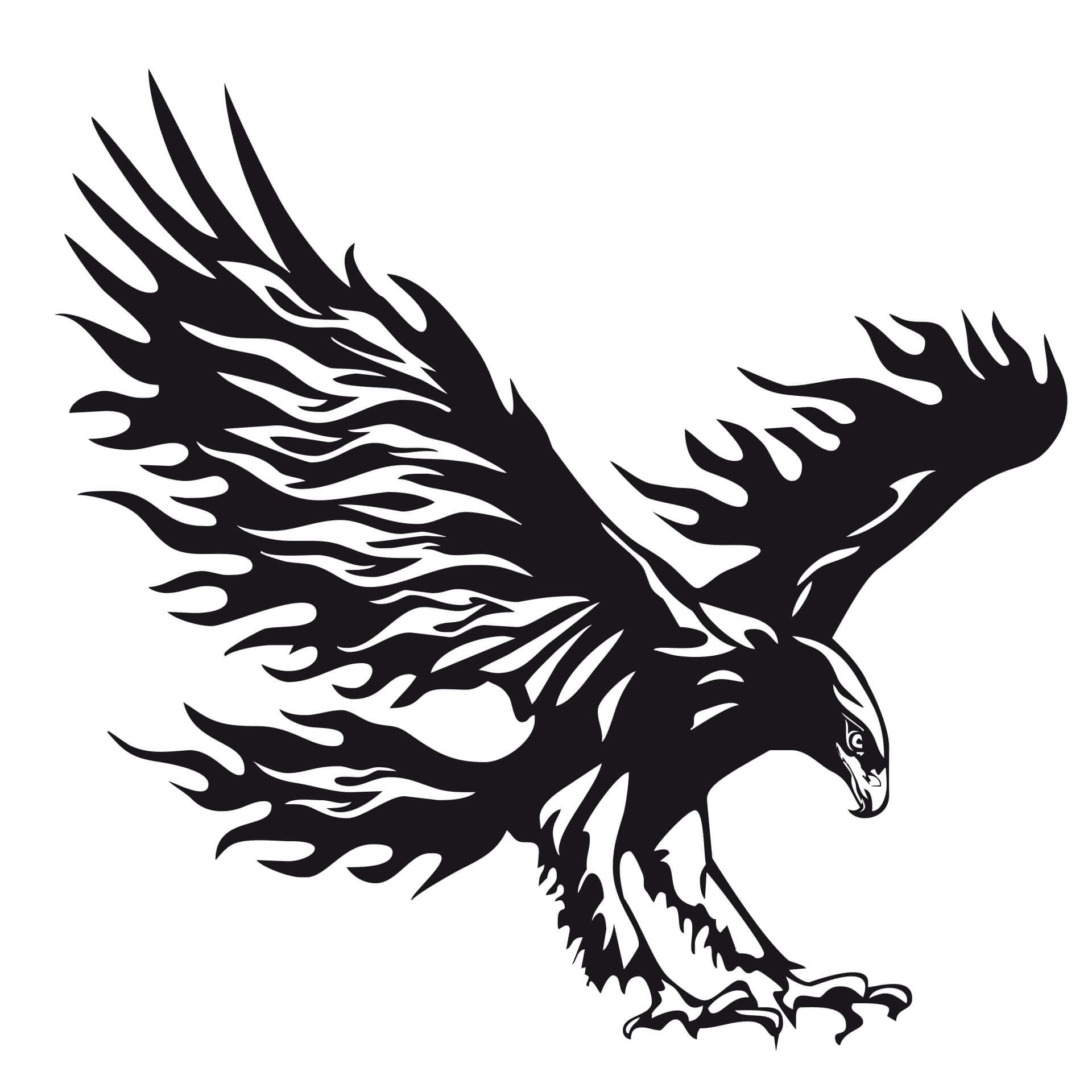 Wandtattoo Adler