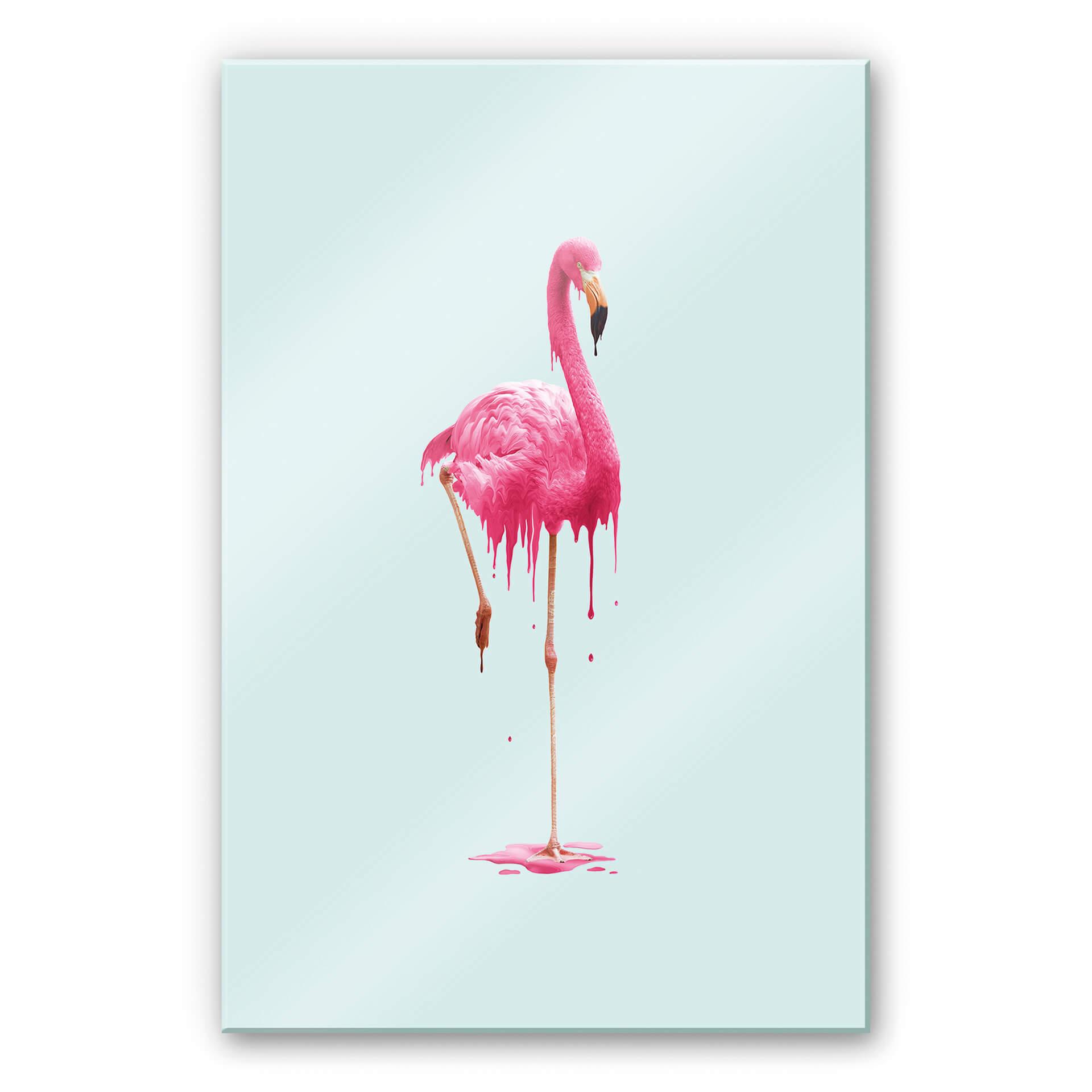 Akrylbillede Loose - Melting Flamingo