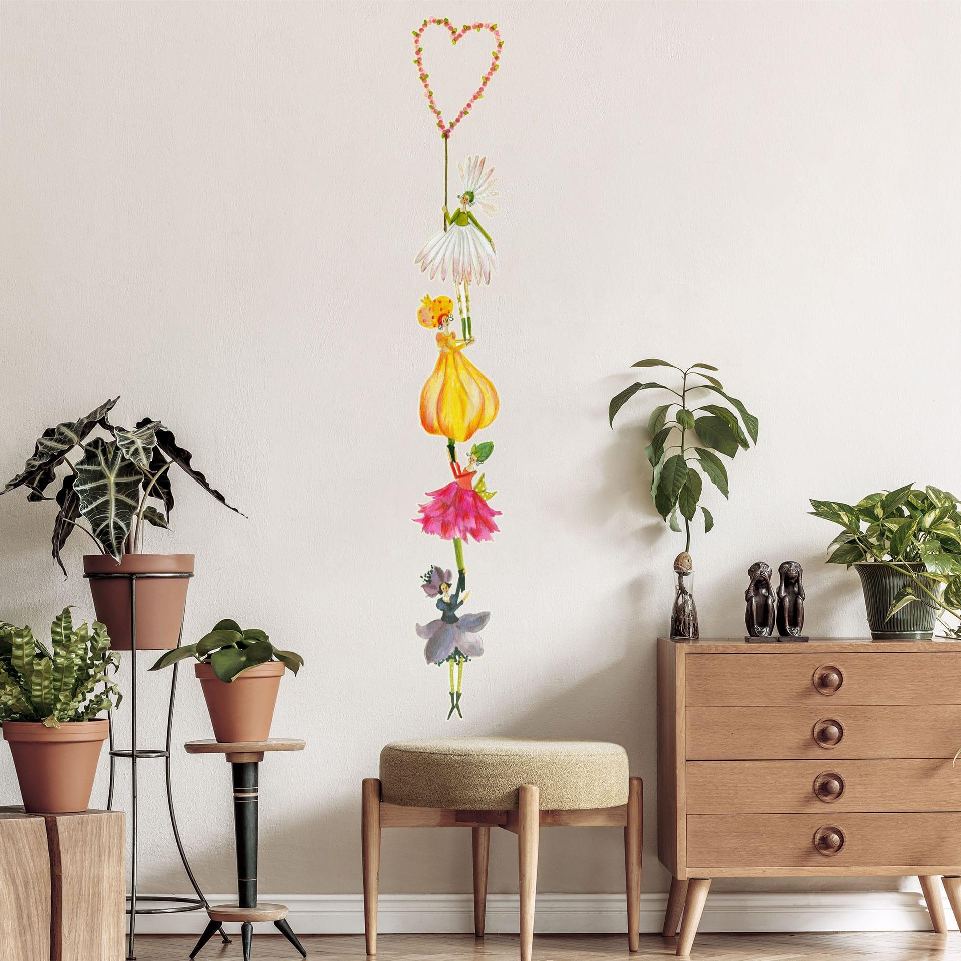 Leffler Wallsticker - Blomsterkvinder