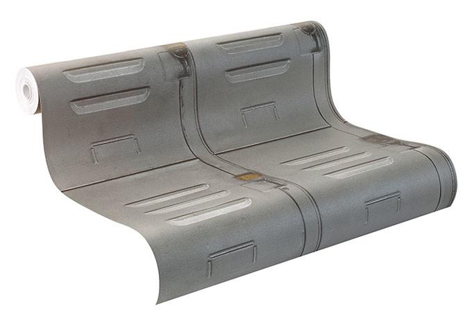 Rasch Vliestapete Crispy Paper grau, schwarz