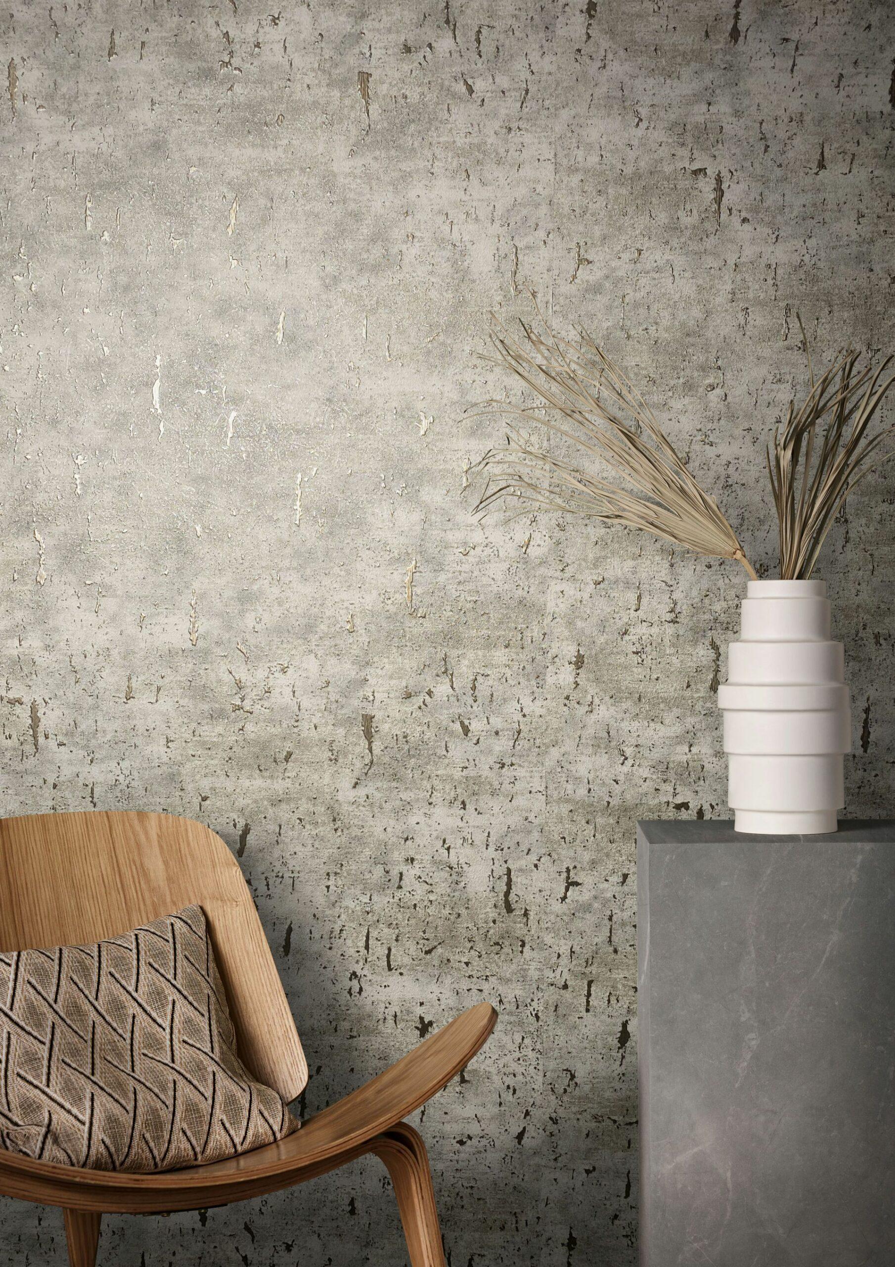 Structuurbehang, vliesbehang Natural Opulence in beige