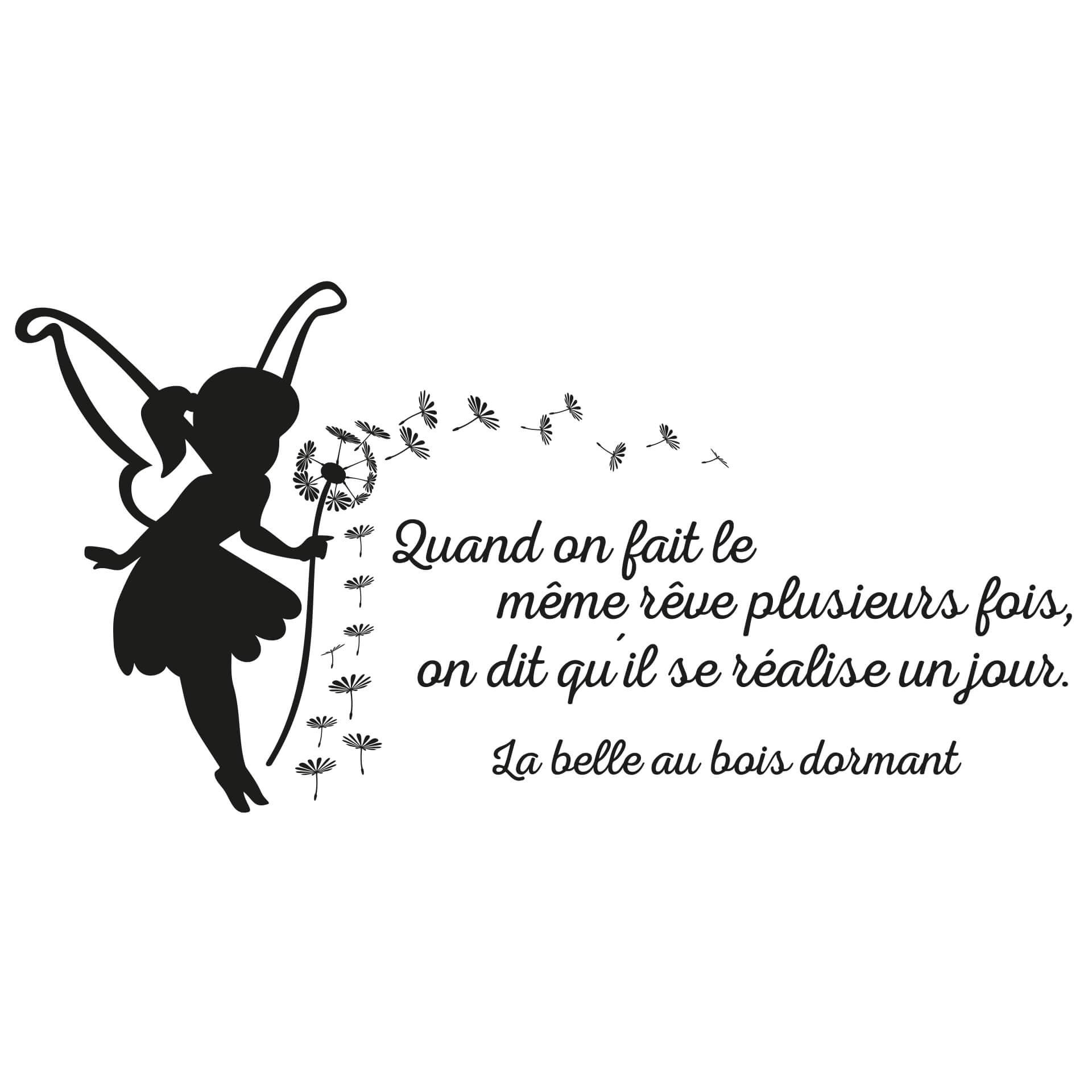 Wandtattoo Quand on fait le même rêve...