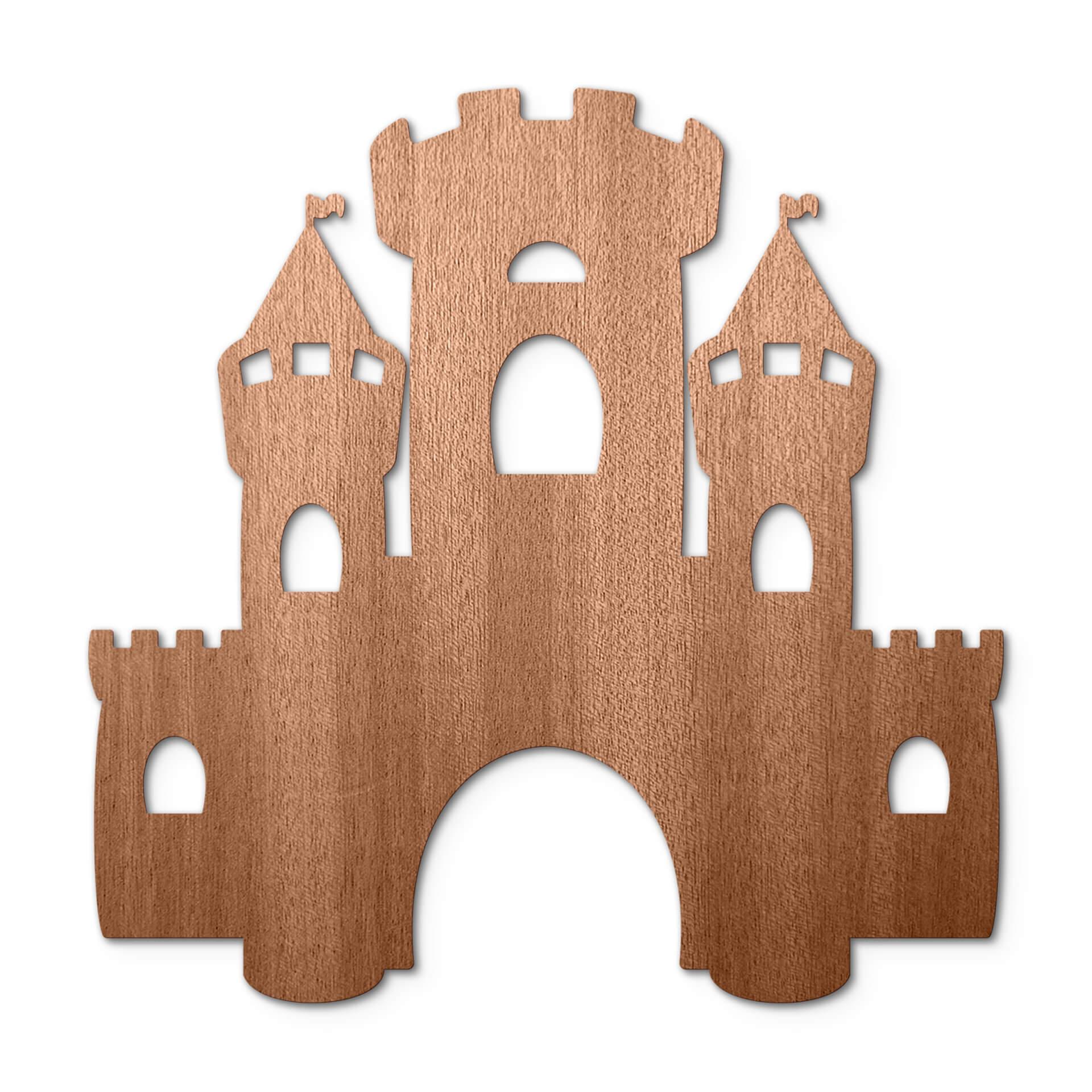 Decoro in legno- Castello