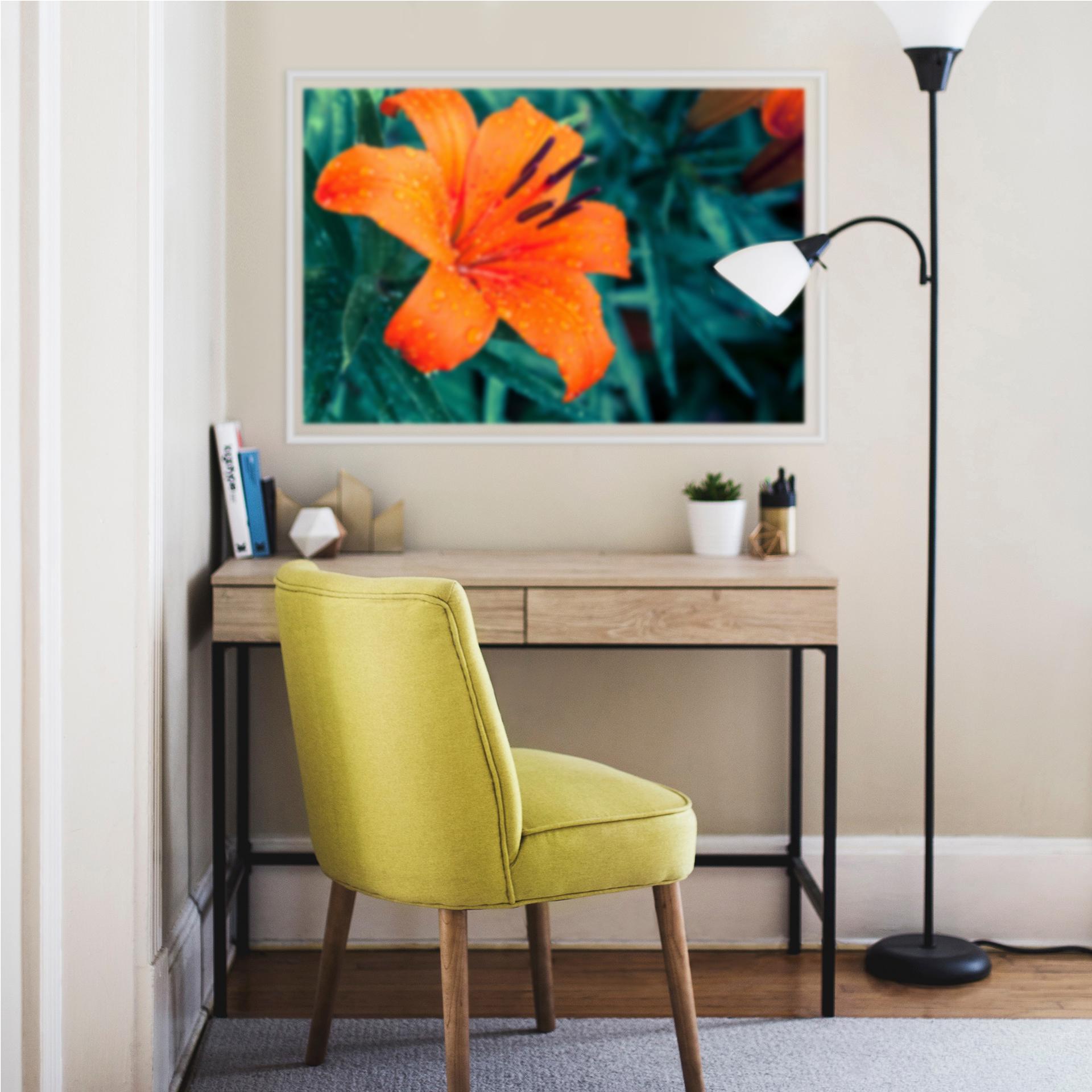 Zelfklevende Poster - Tropical Lily