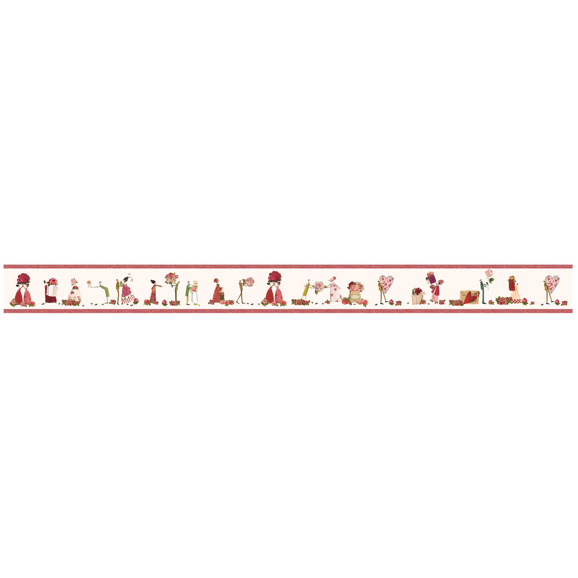 Bordo decorativo Leffler - Rose
