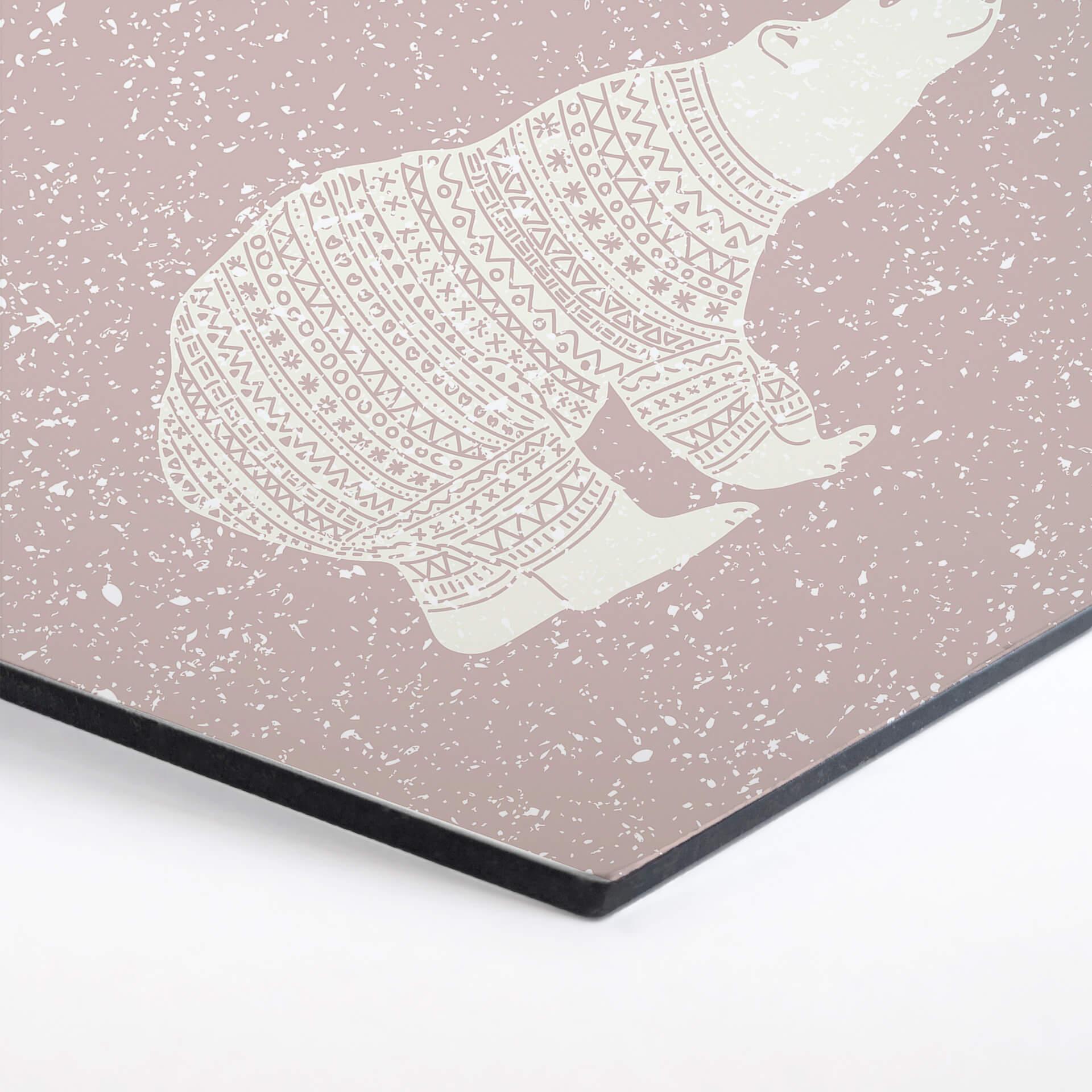 Esagoni Alu-dibond - Orso polare