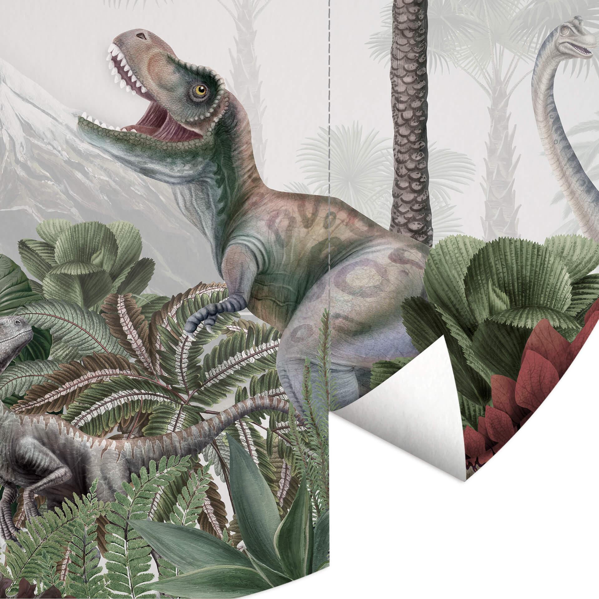 Behangcirkel Kikki Belle - Dino Avontuur - vliesbehang/zelfklevend vliesbehang