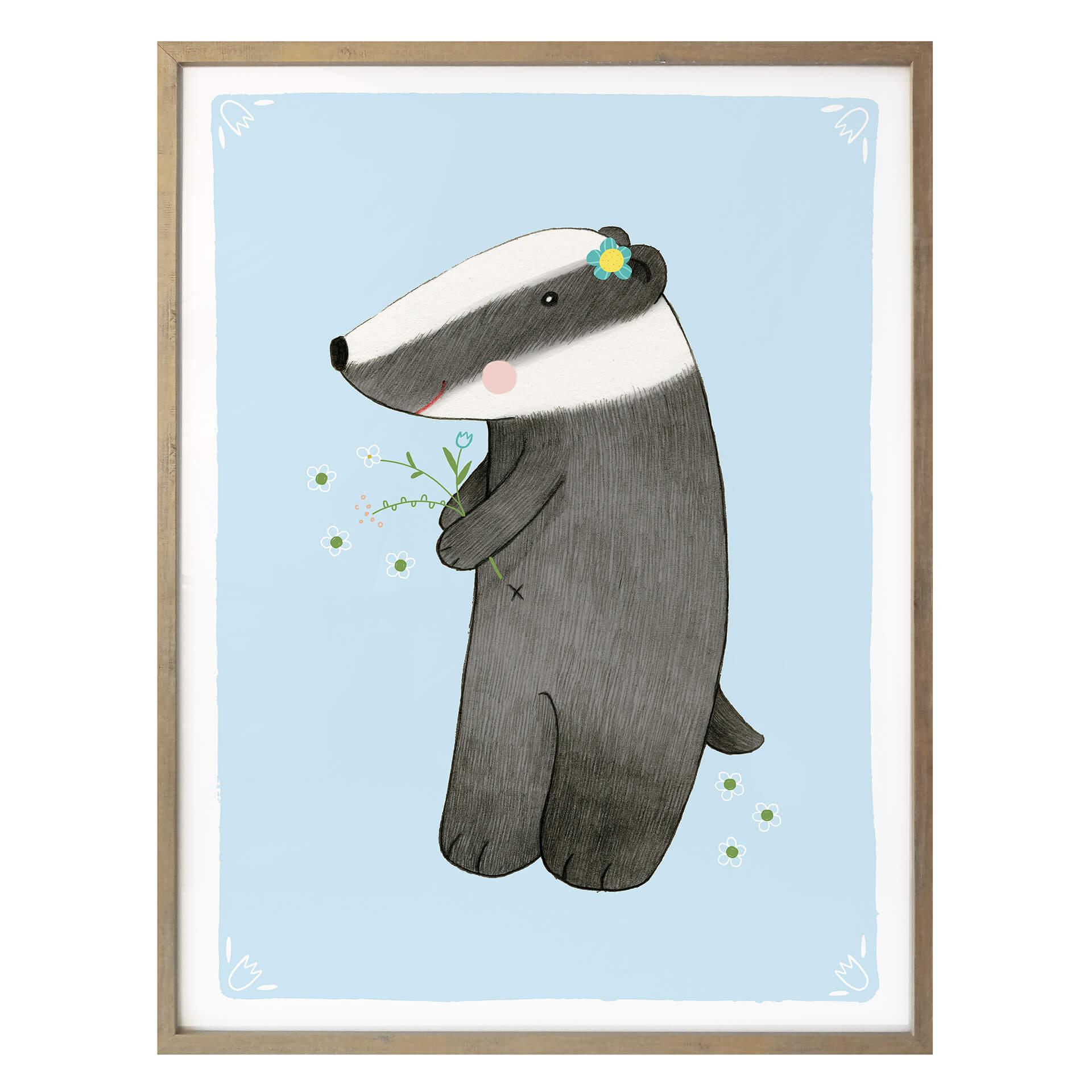 Póster Loske - Tejón