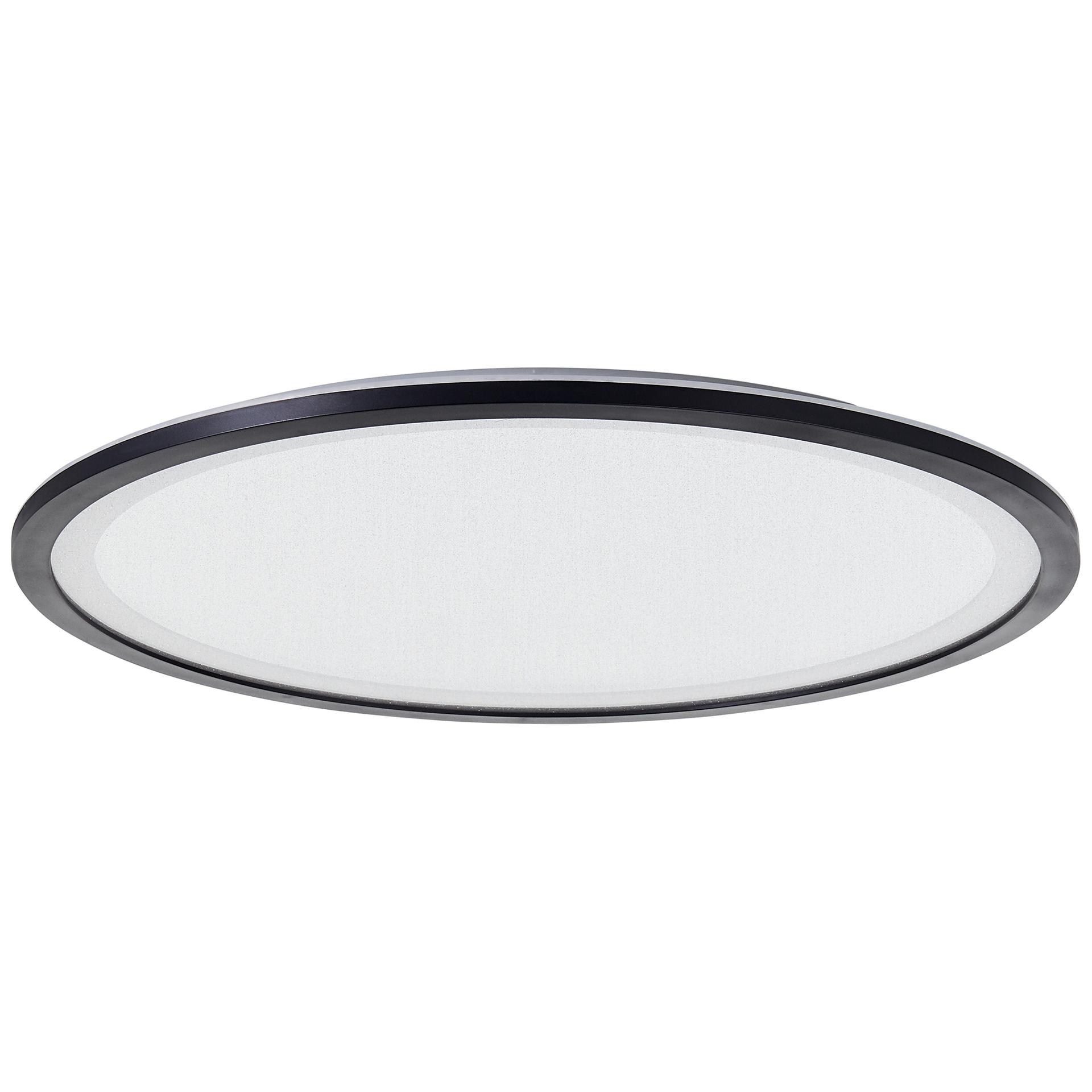 Deckenleuchte Liz, schwarz, 3 x 50 cm, Glitzeroptik