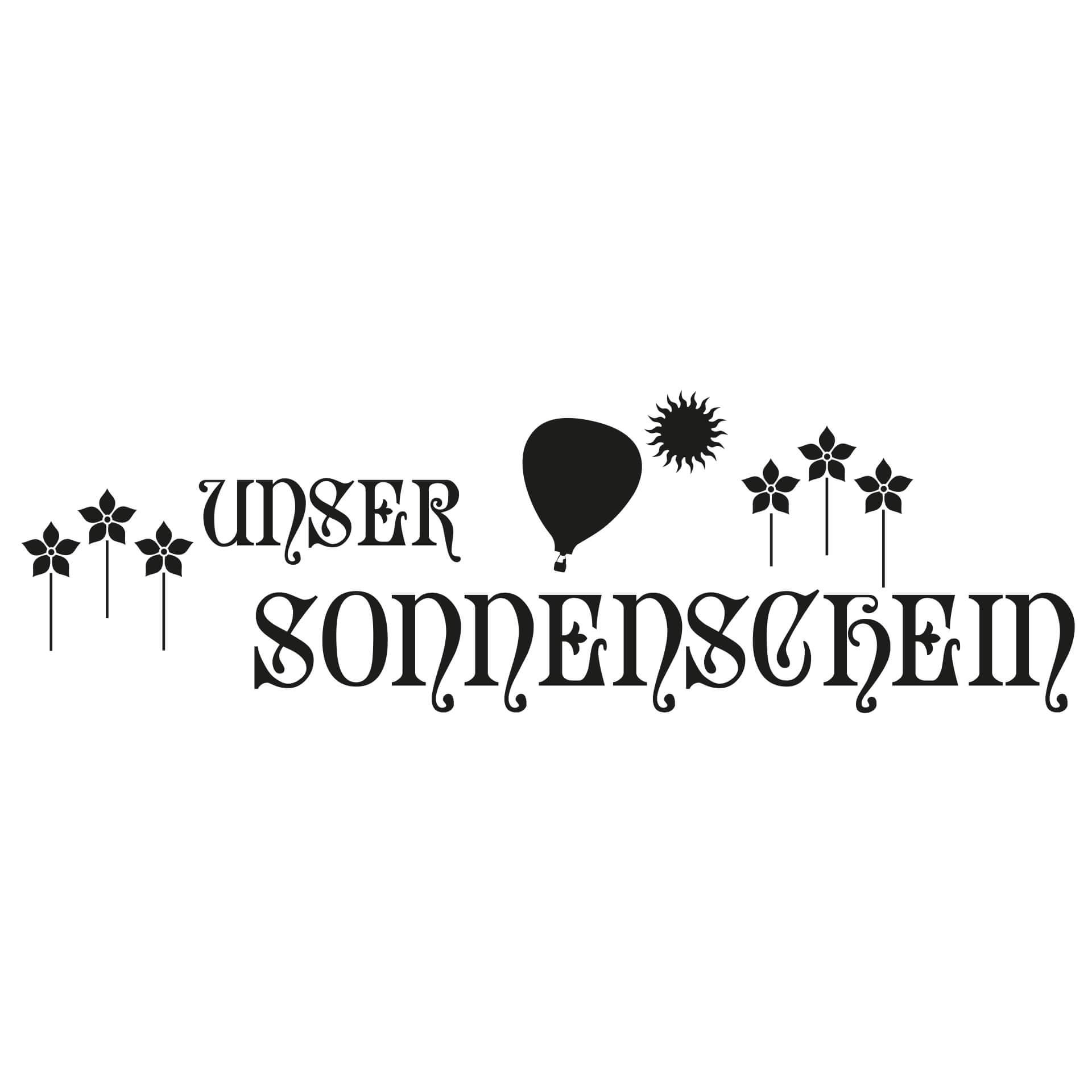Wandtattoo Unser Sonnenschein 1