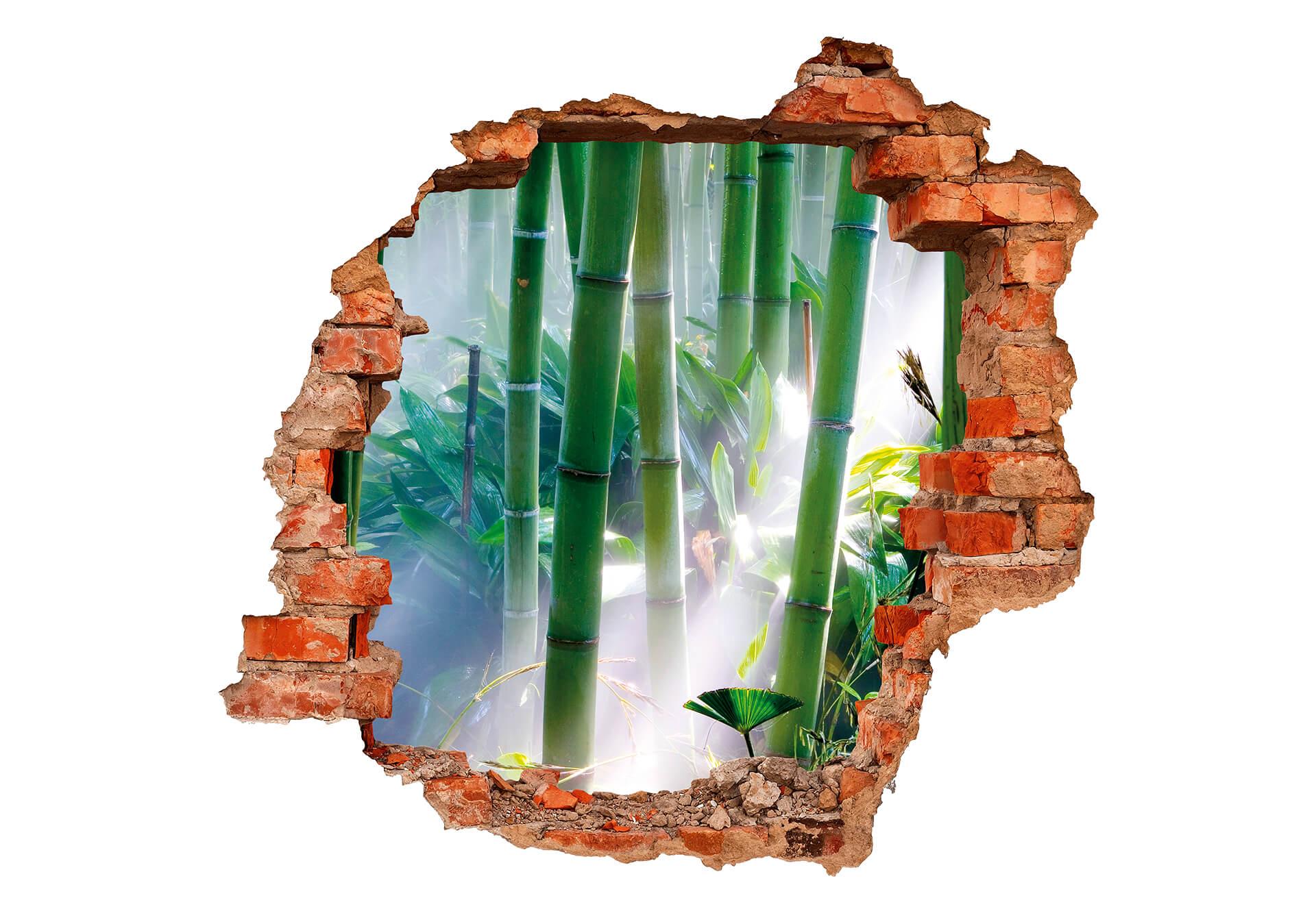 Adesivo 3D – Foresta di bambù