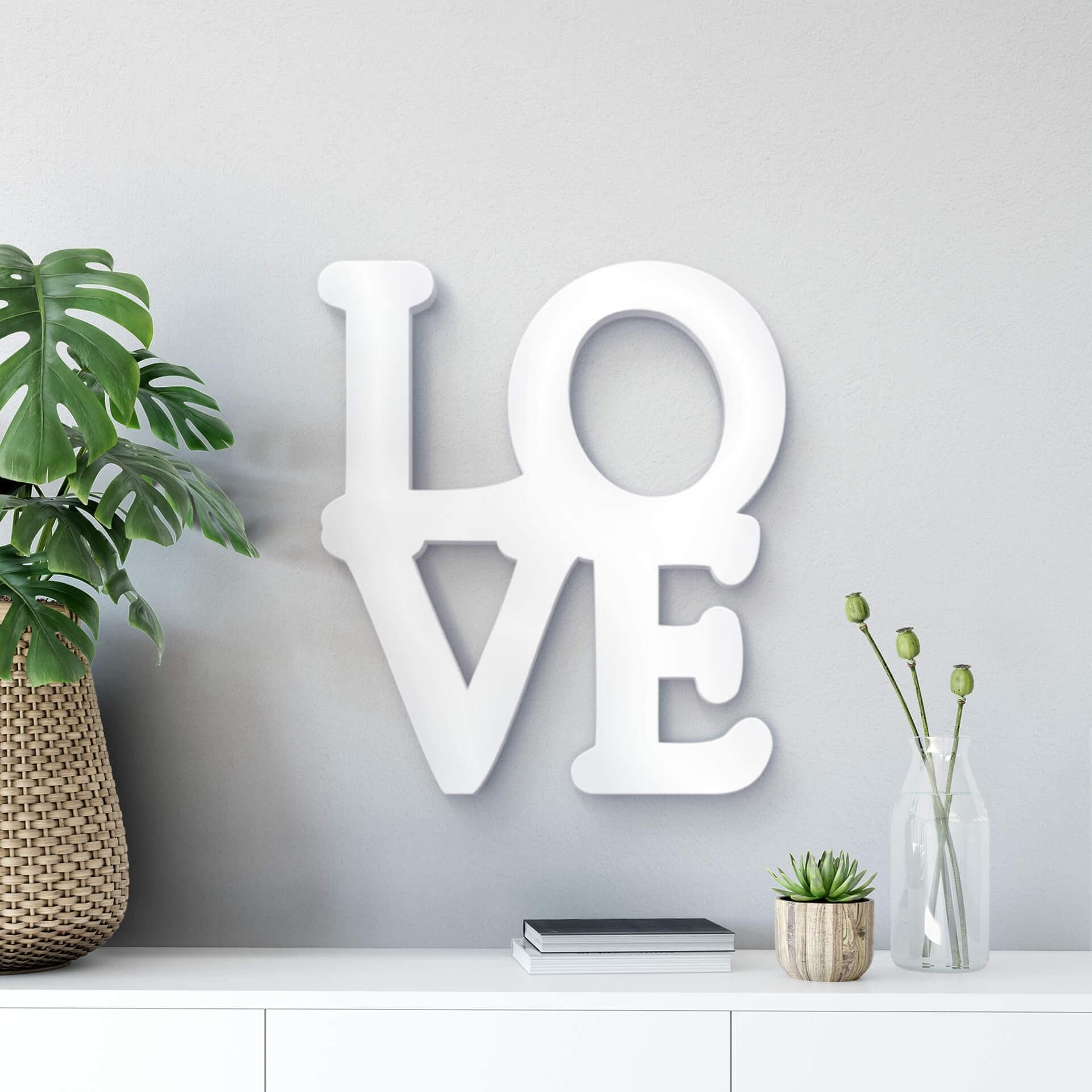 Lettre décorative - 3D Cadre photo LOVE