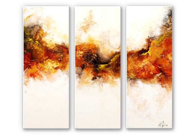 Wanddecoratie Fedrau - Gouden Adelaar 02 (3-delig)
