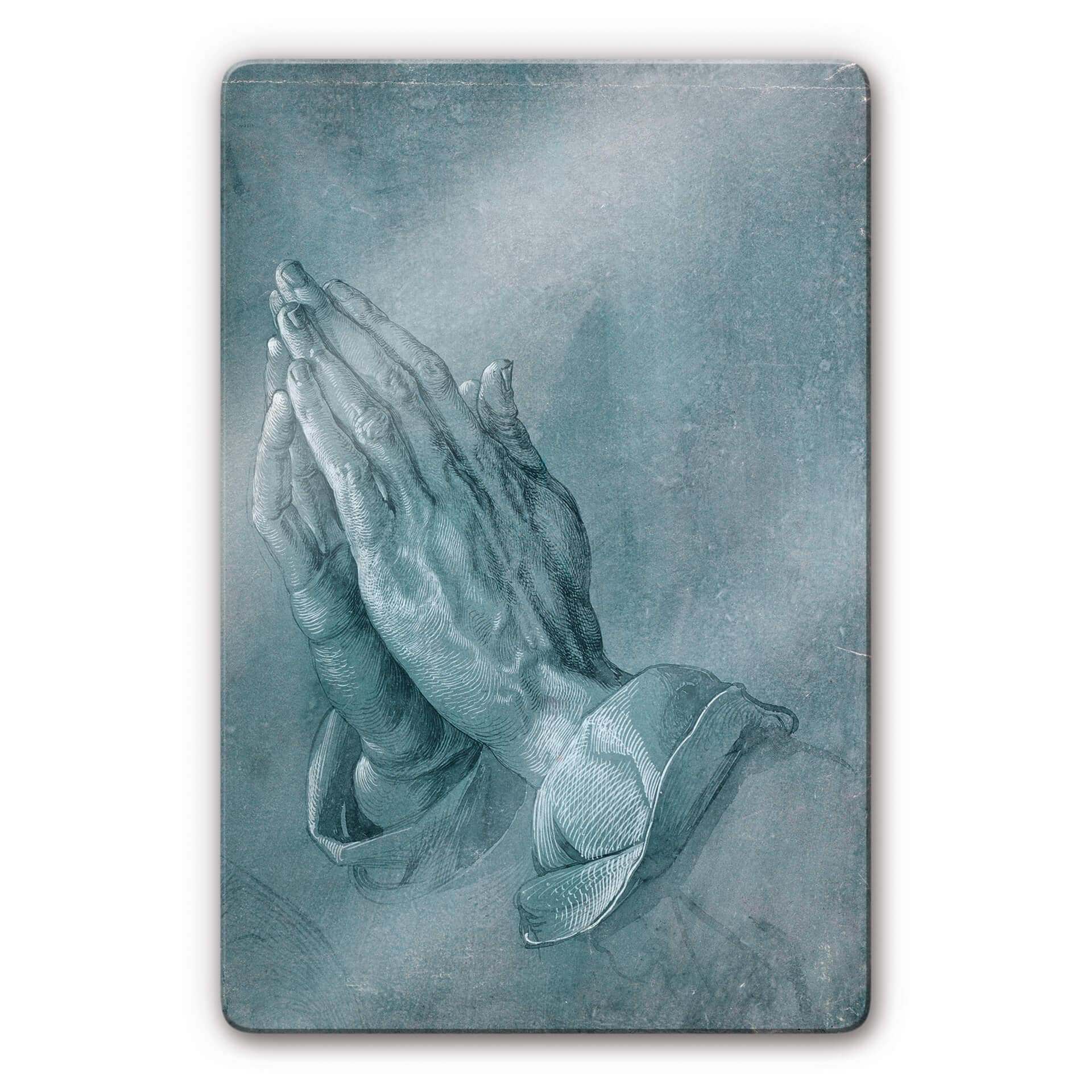 Tableau en verre - Dürer - Mains en prière