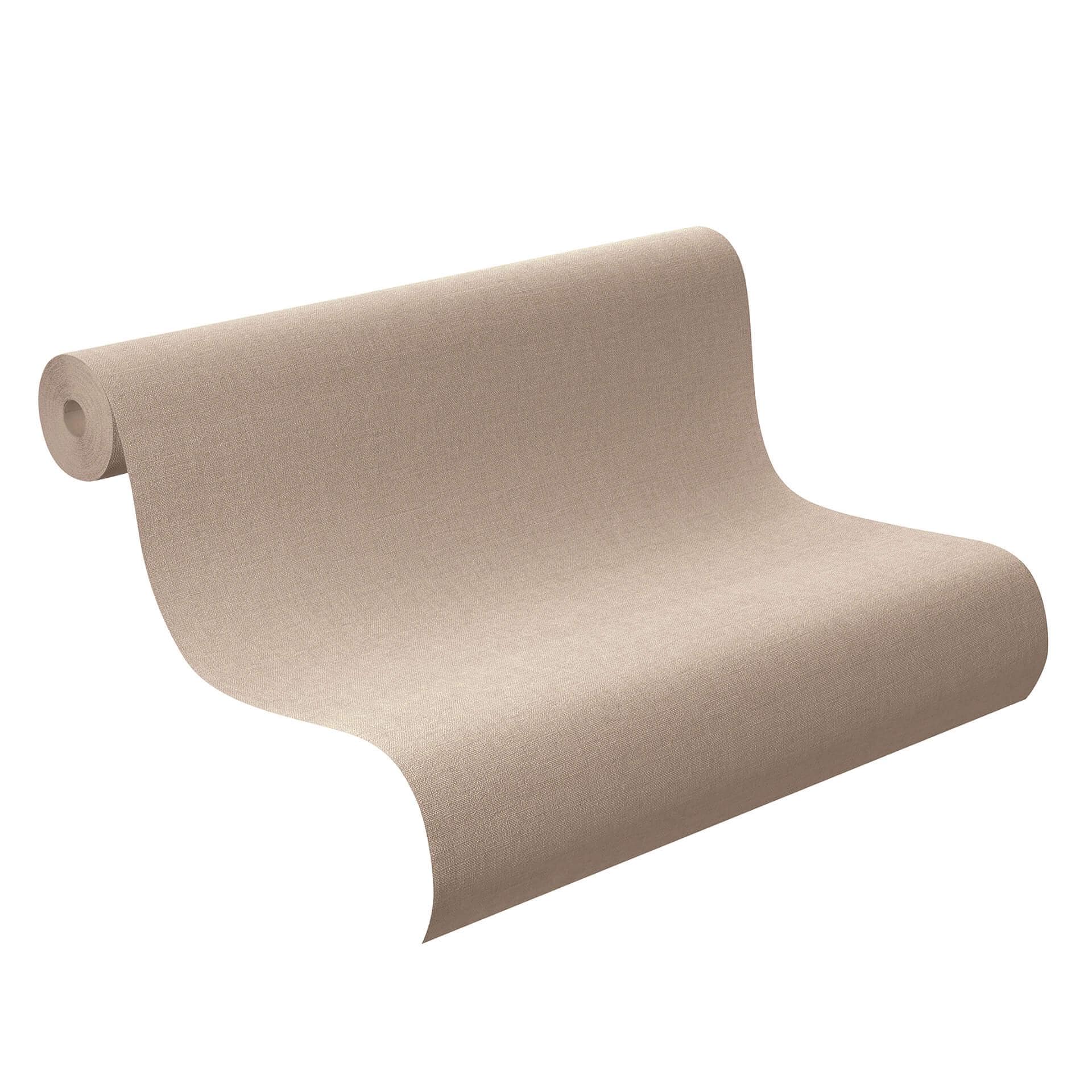 Rasch papier peint intissé, papier peint uni Salsa marron