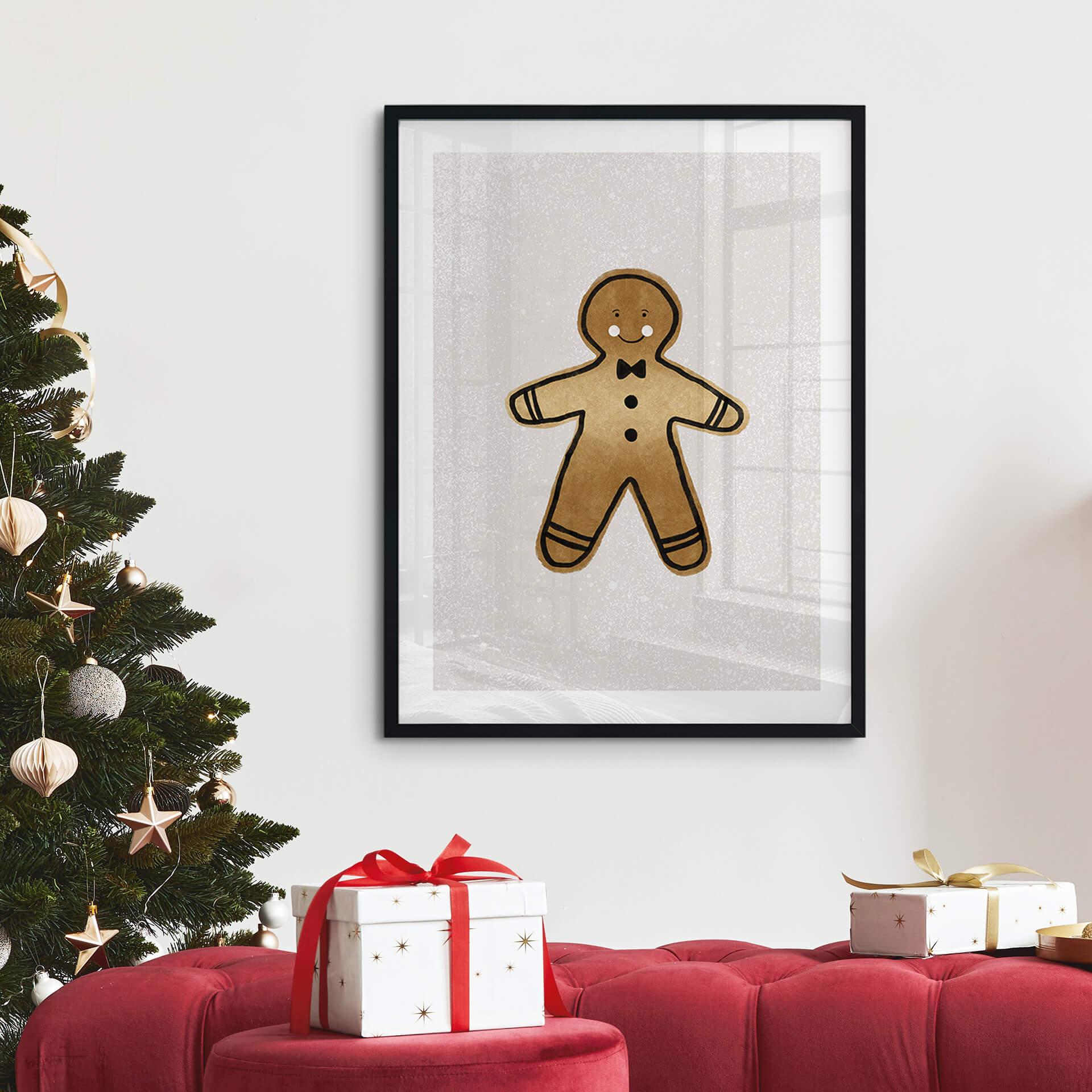 Plakat Jul - honningkagemanden - Orara Studio