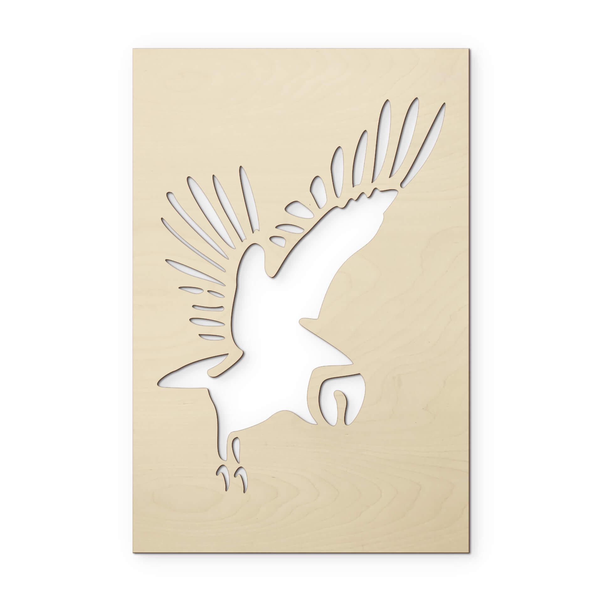 Decoro in legno - Gufo