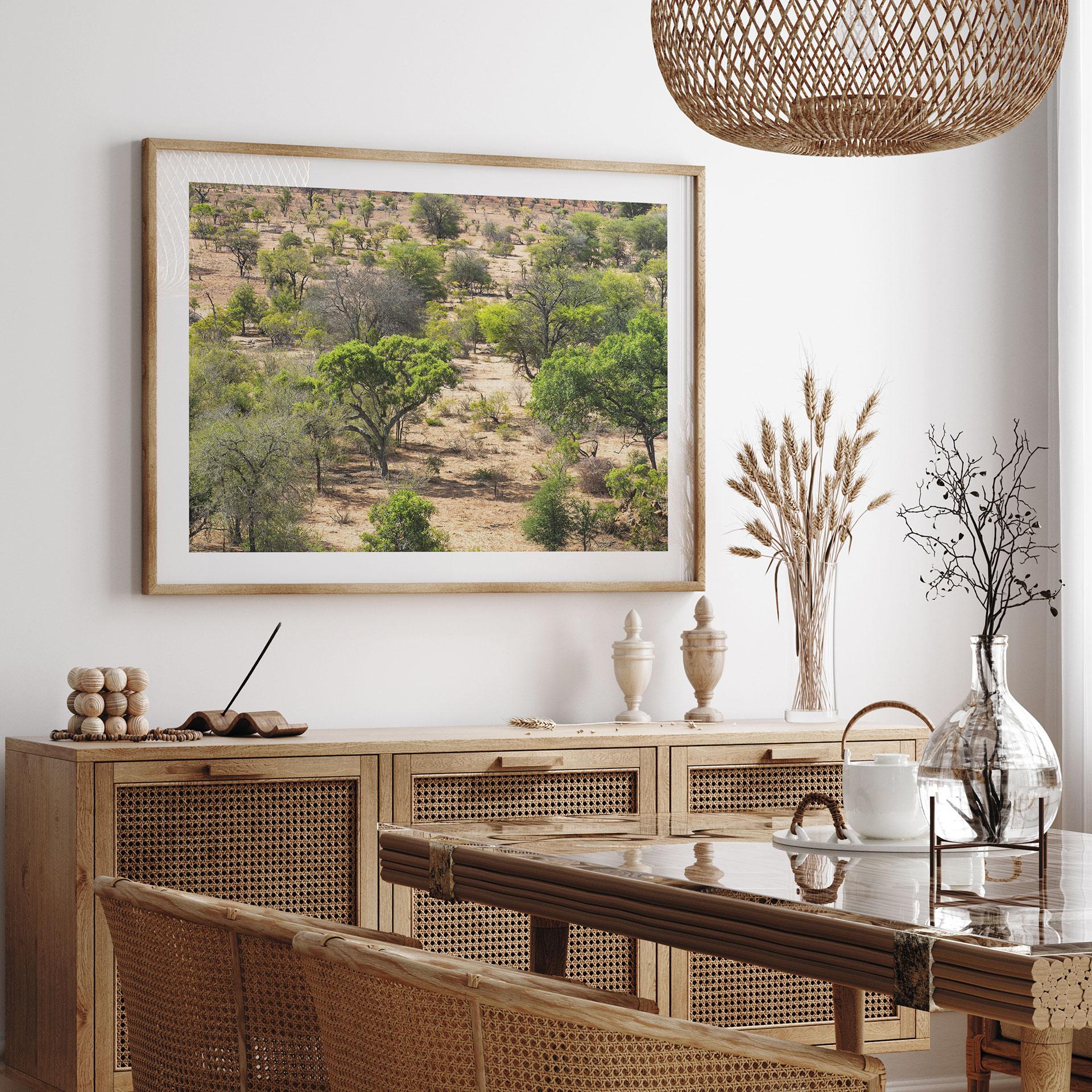 Plakat savannelandskab i Afrika - Hugonnard