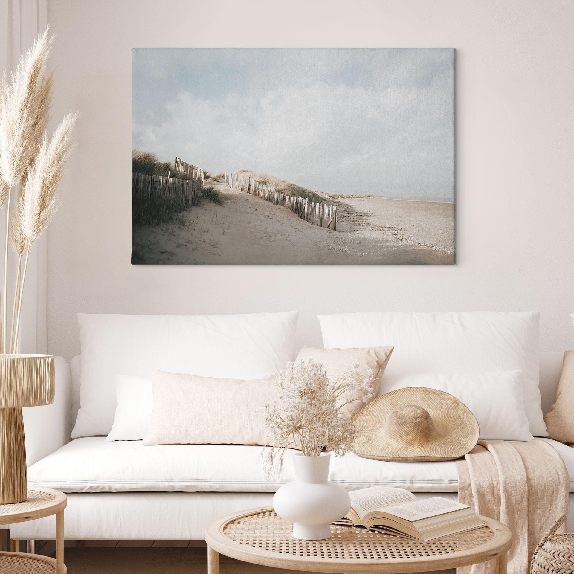 Canvasbillede Klitlandskab ved Vesterhavet - Annie