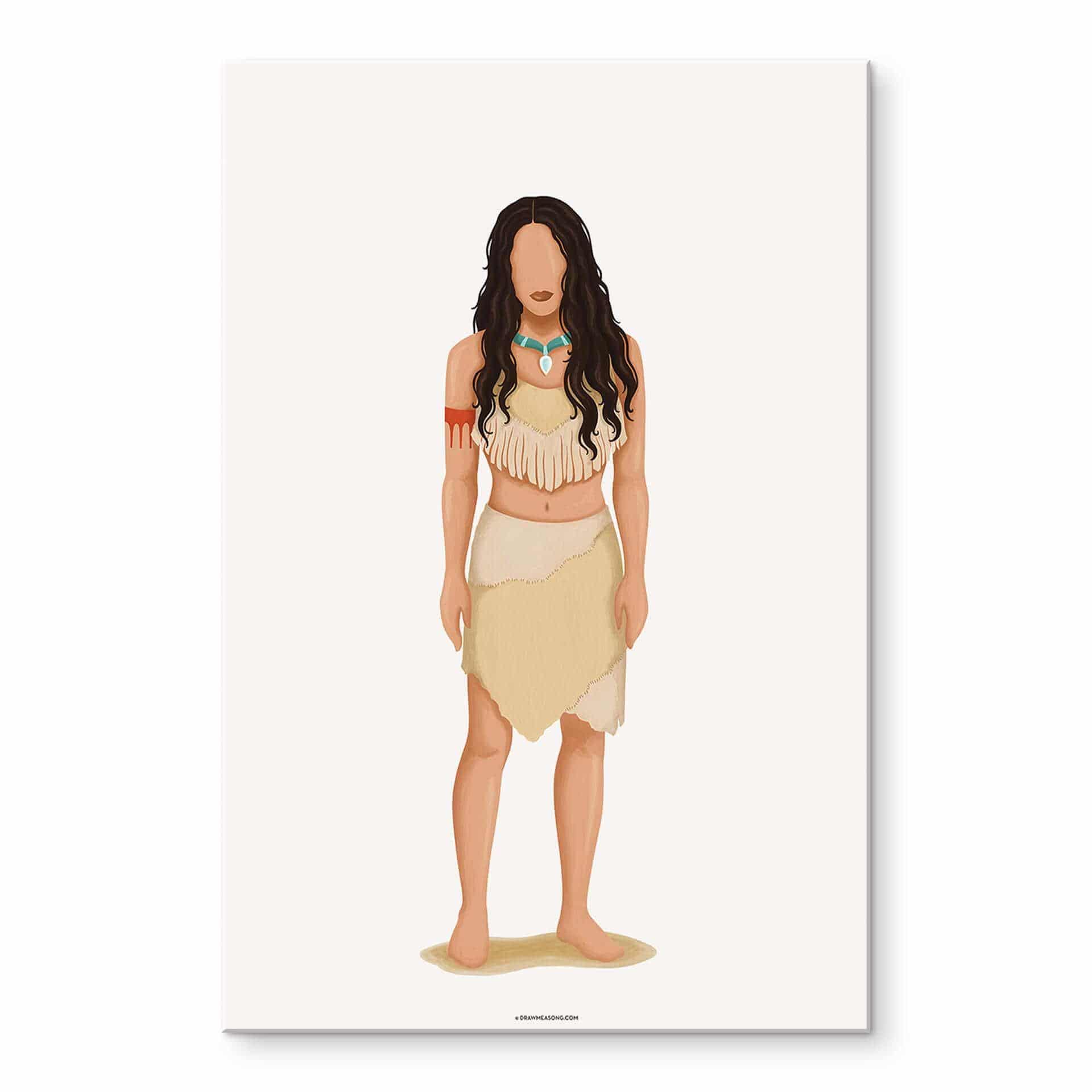 Akrylbillede Tohmé - Pocahontas
