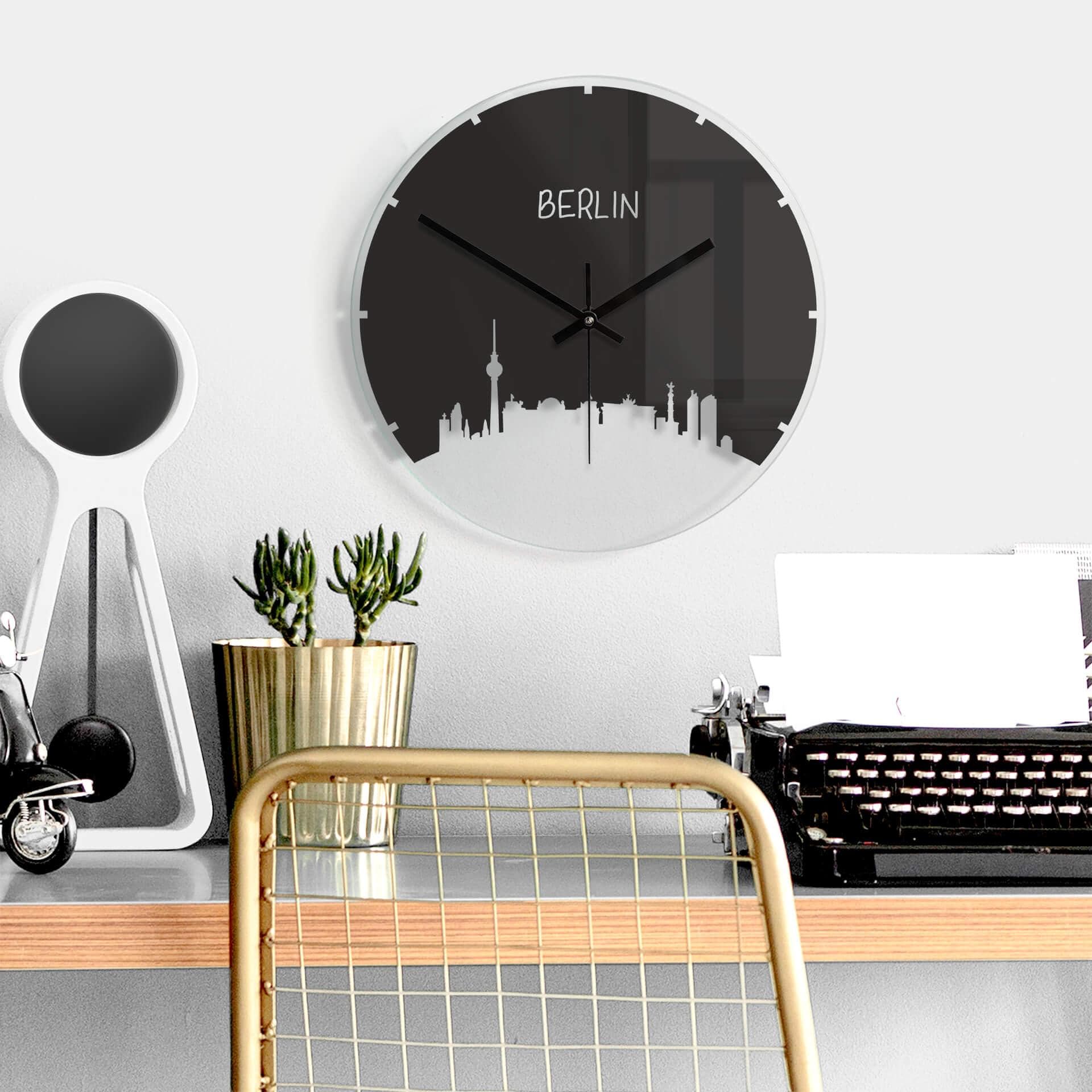 Orologio in vetro - Sykline Berlino