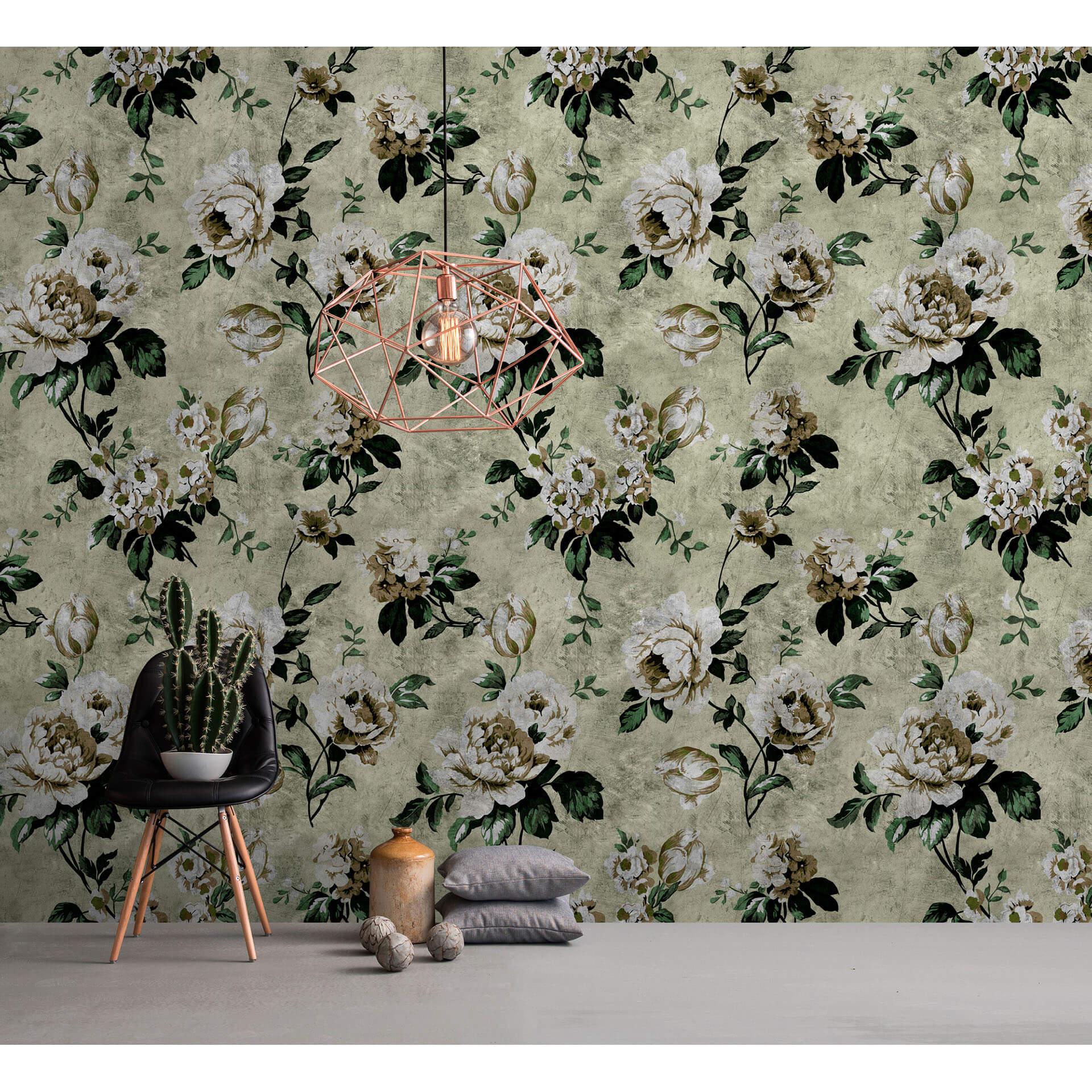 Livingwalls Fototapet Walls by Patel 2 wild roses 1