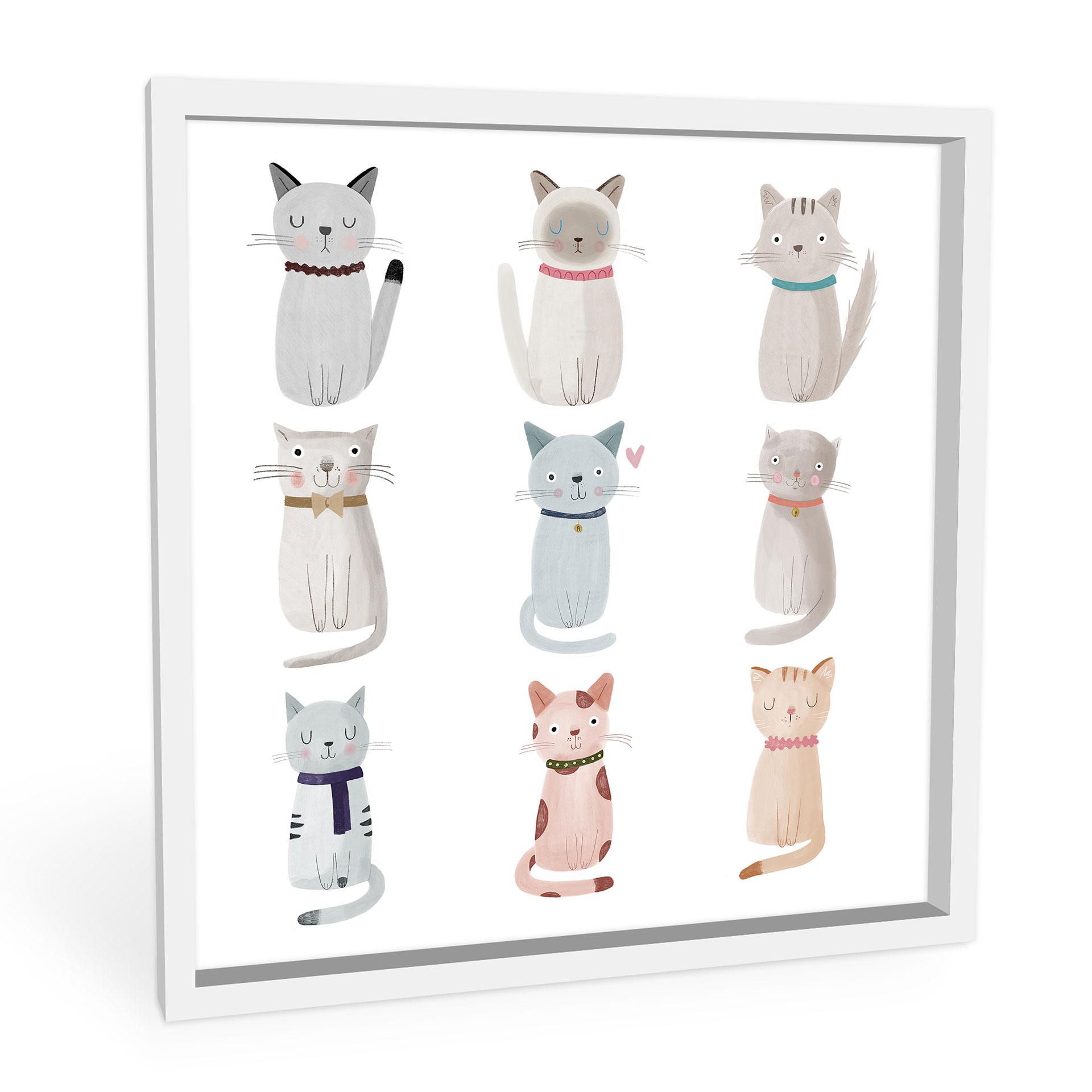 Wanddecoratie Loske – Cat Family