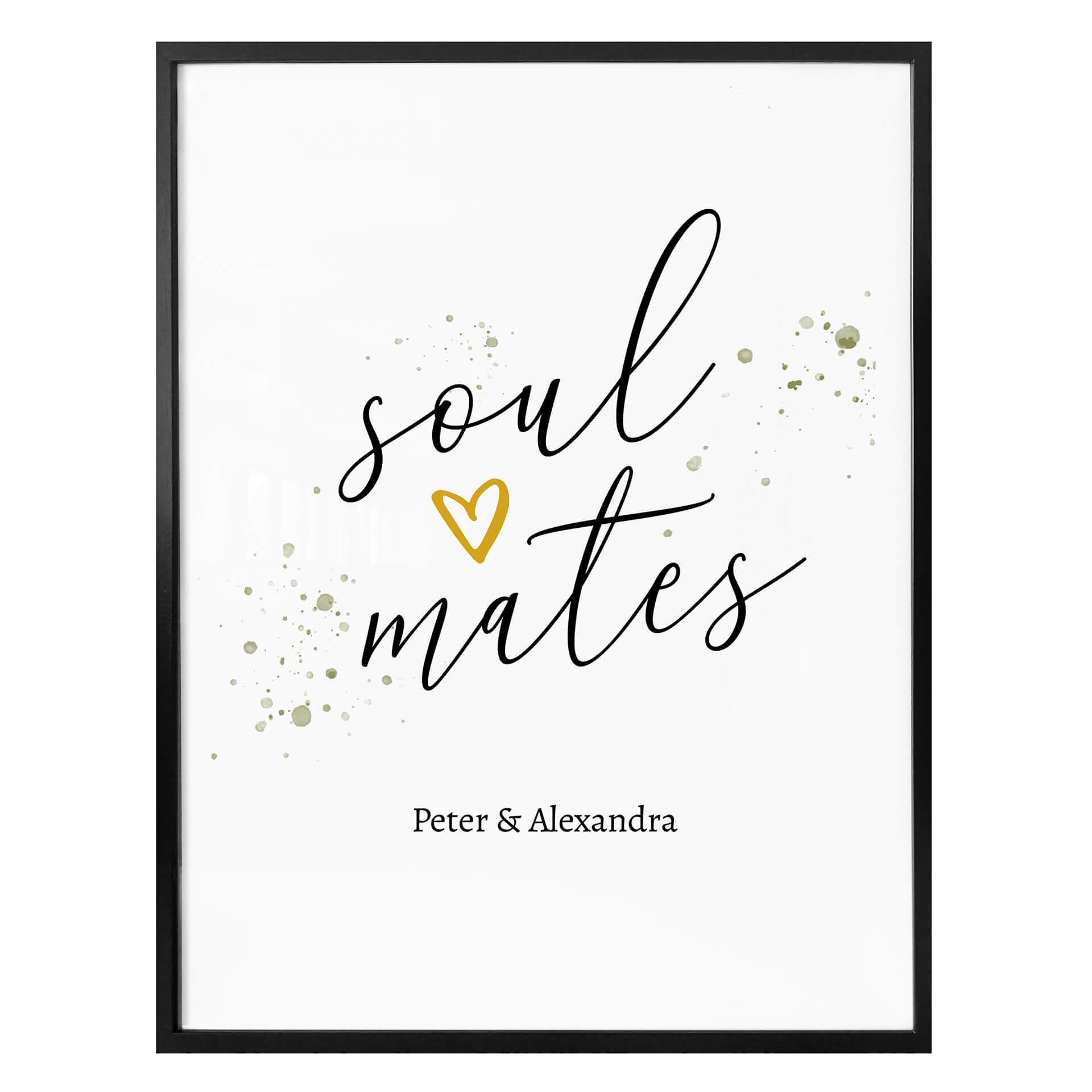 Poster à personnaliser Soulmates