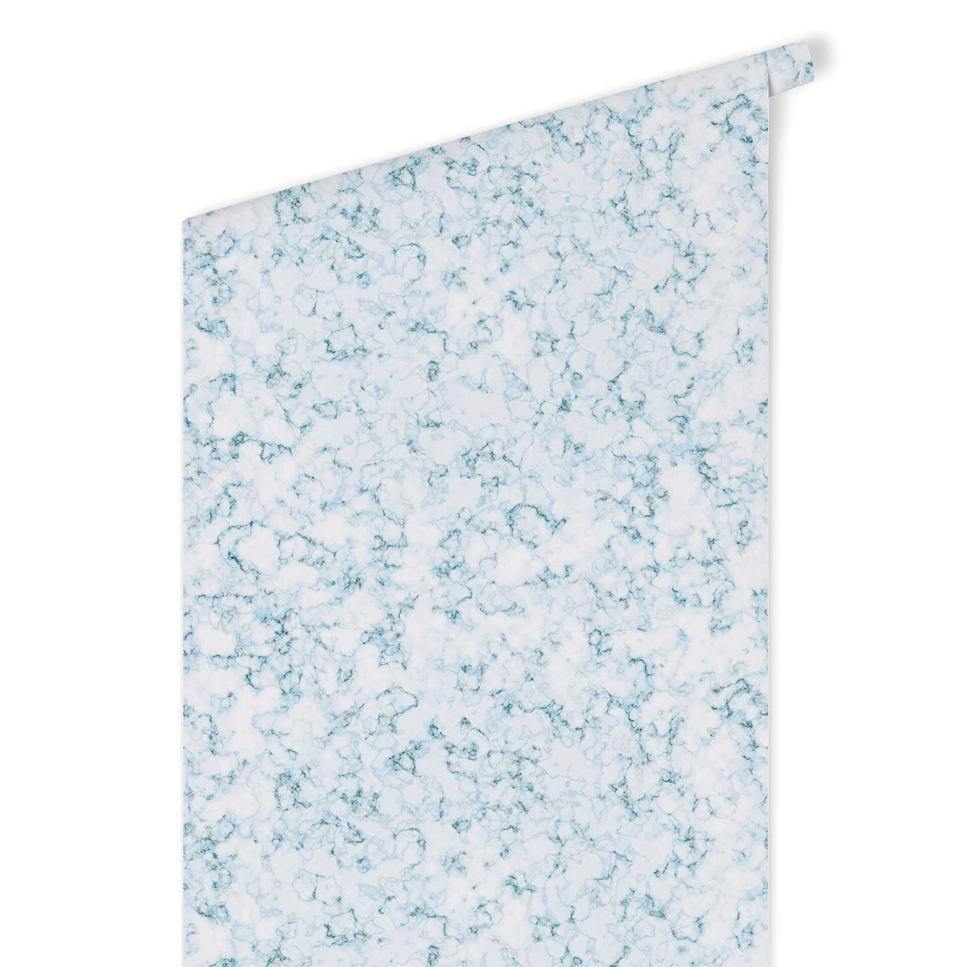 Patroonbehang – Marmer – blauw