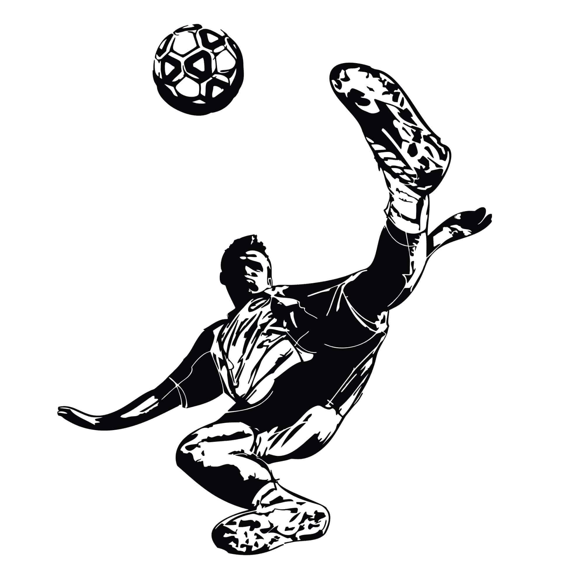 Wandtattoo Kicker 02