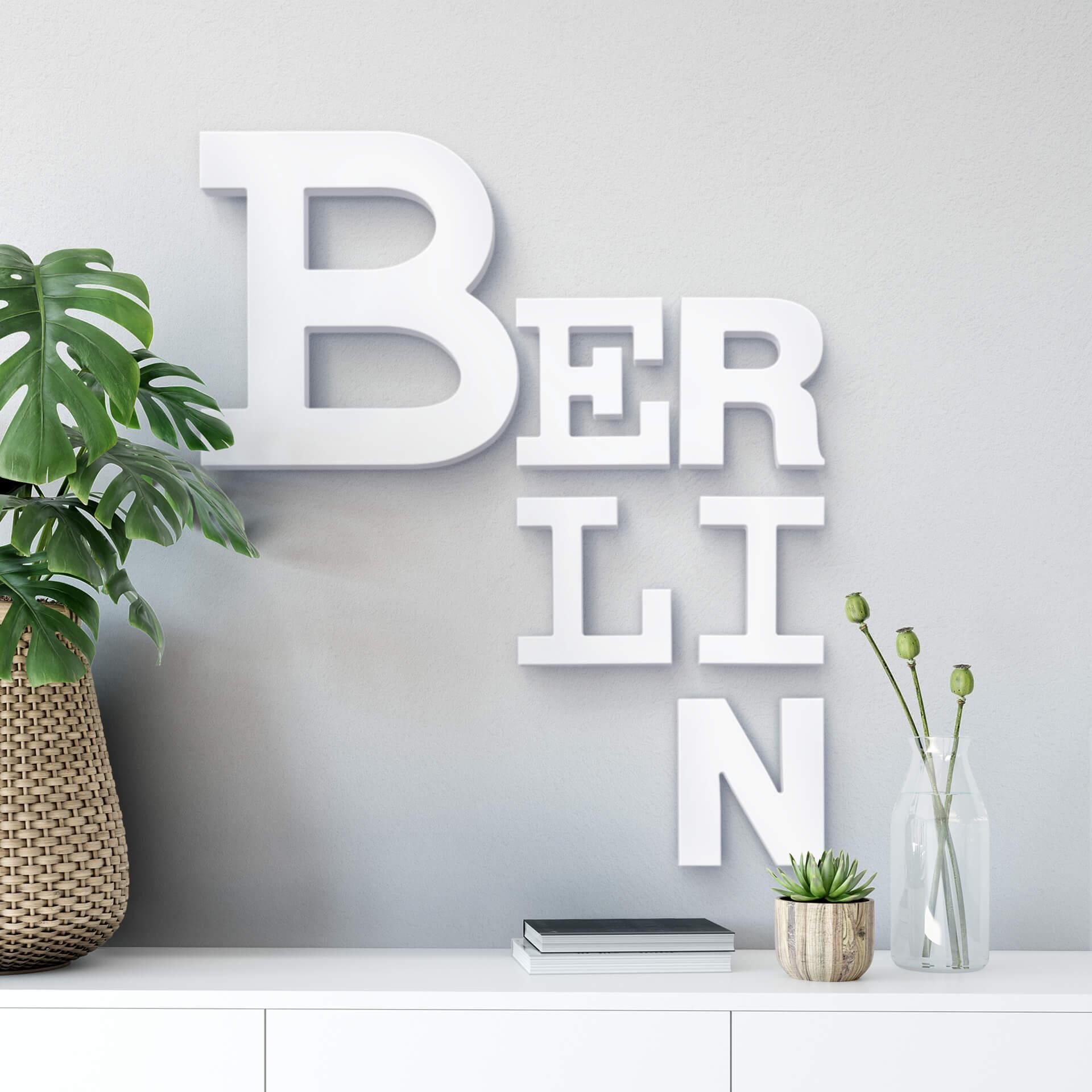 Lettres décoratives - Berlin mix