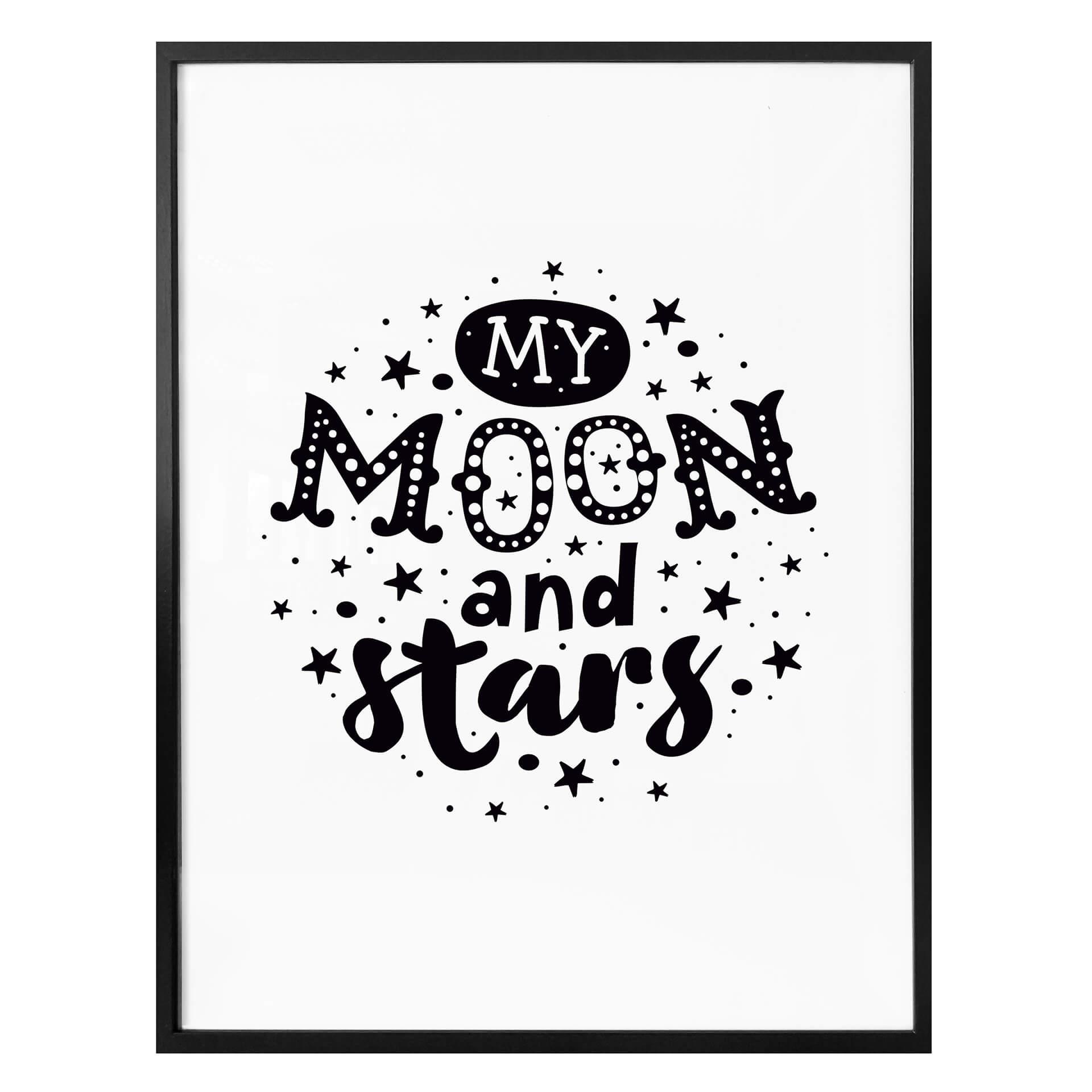 Póster Mi luna y mis estrellas