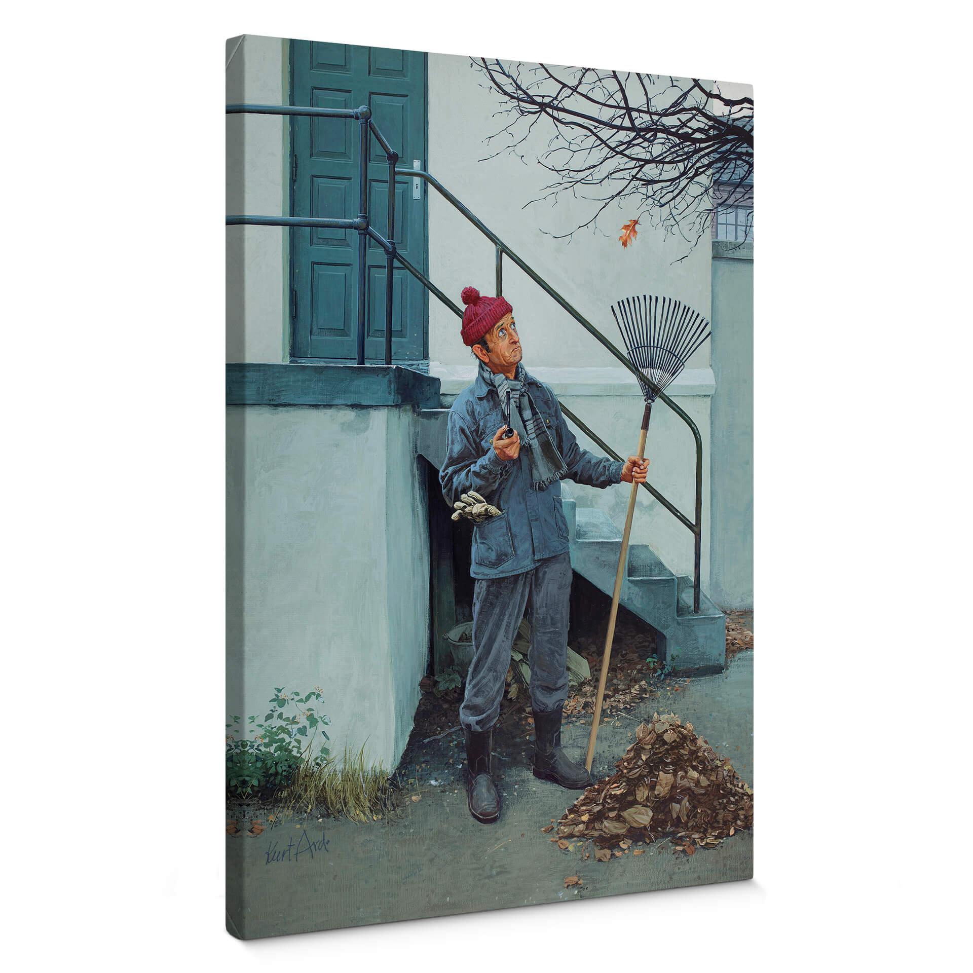 Leinwandbild Laubfall (1970) - Kurt Ard - 70x100 cm