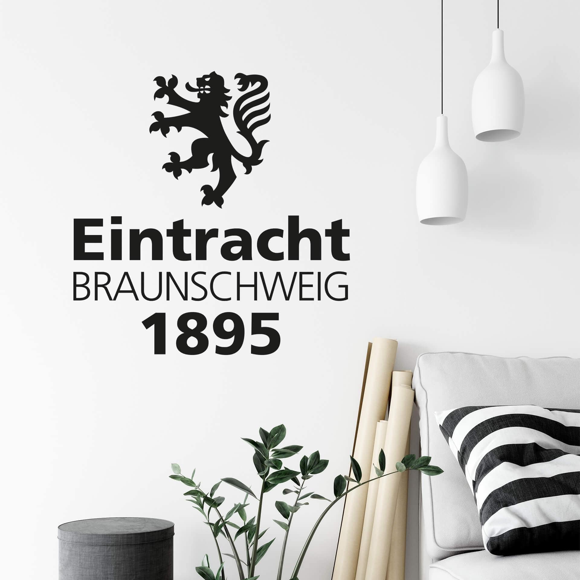 Wandtattoo Eintracht Braunschweig Löwe