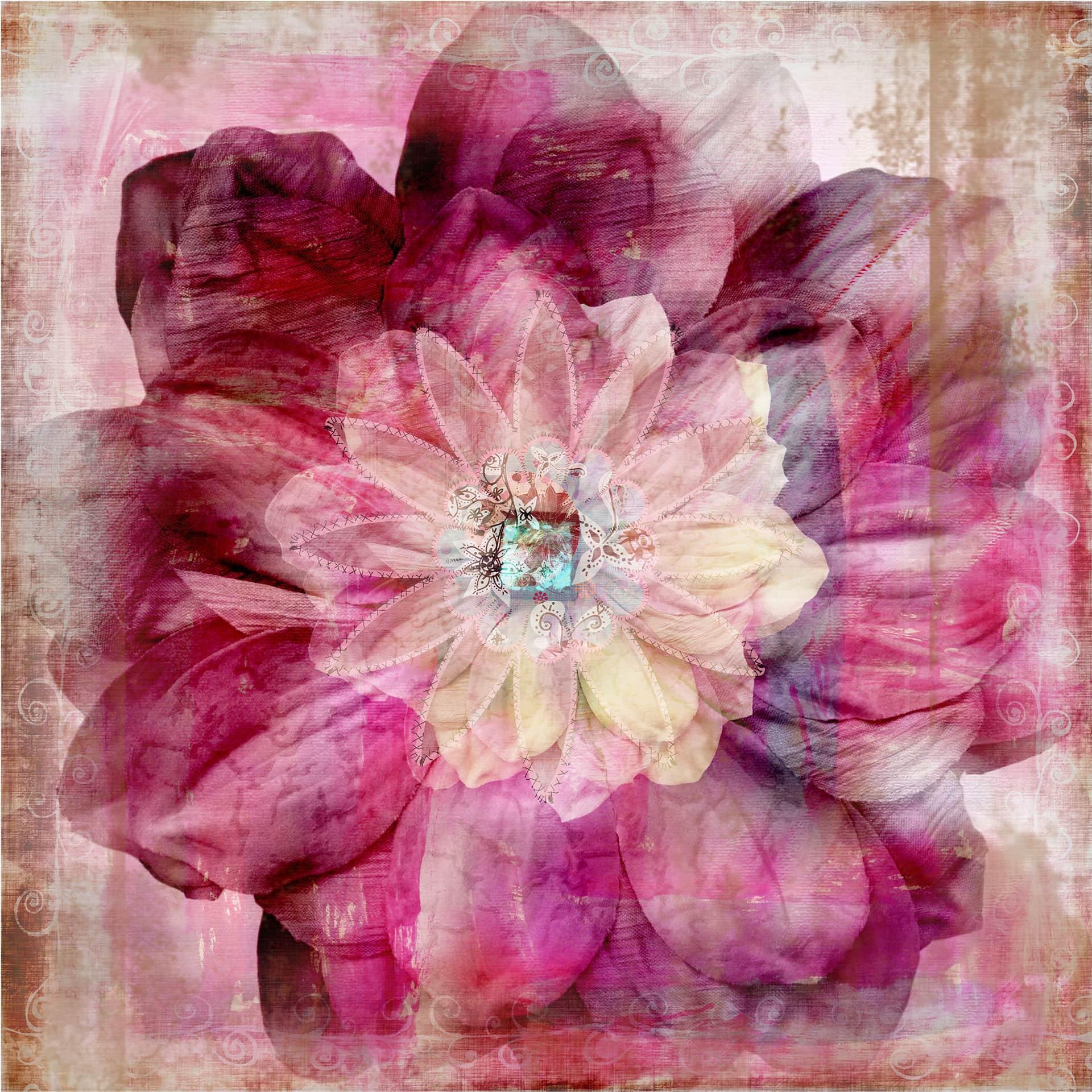 Fotobehang Pink Peony