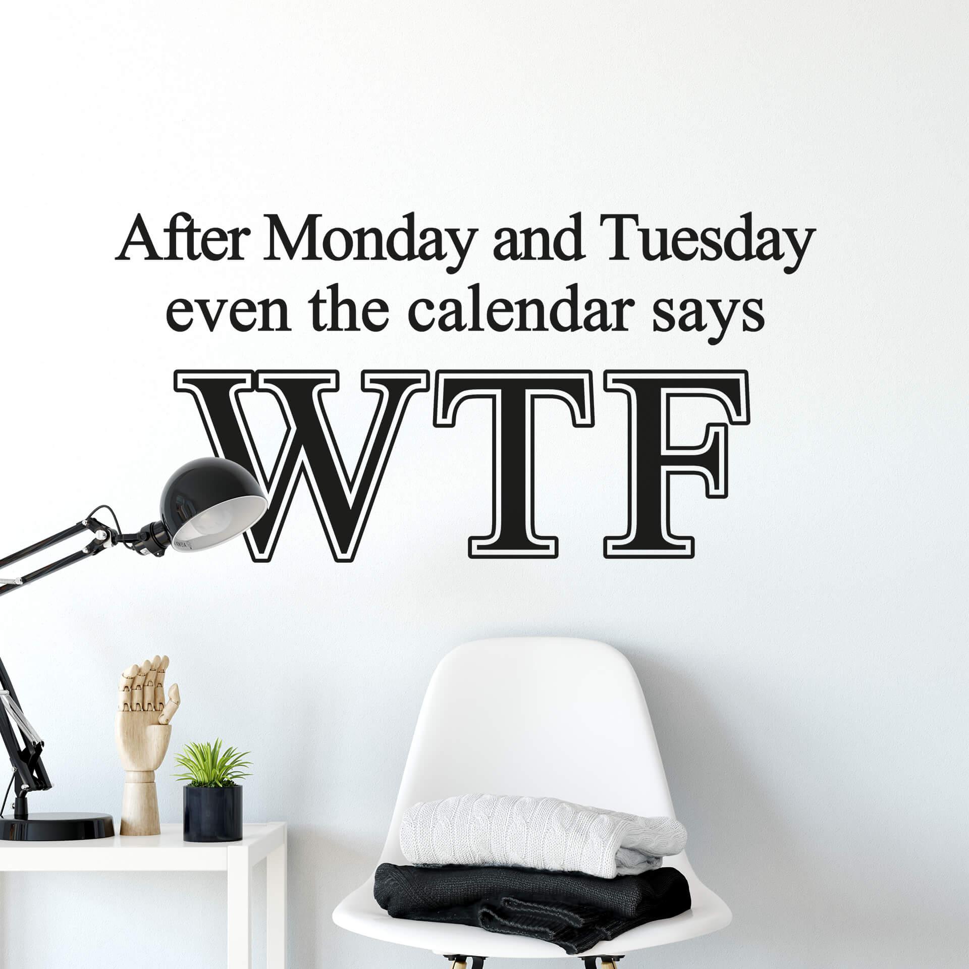 After monday wallsticker