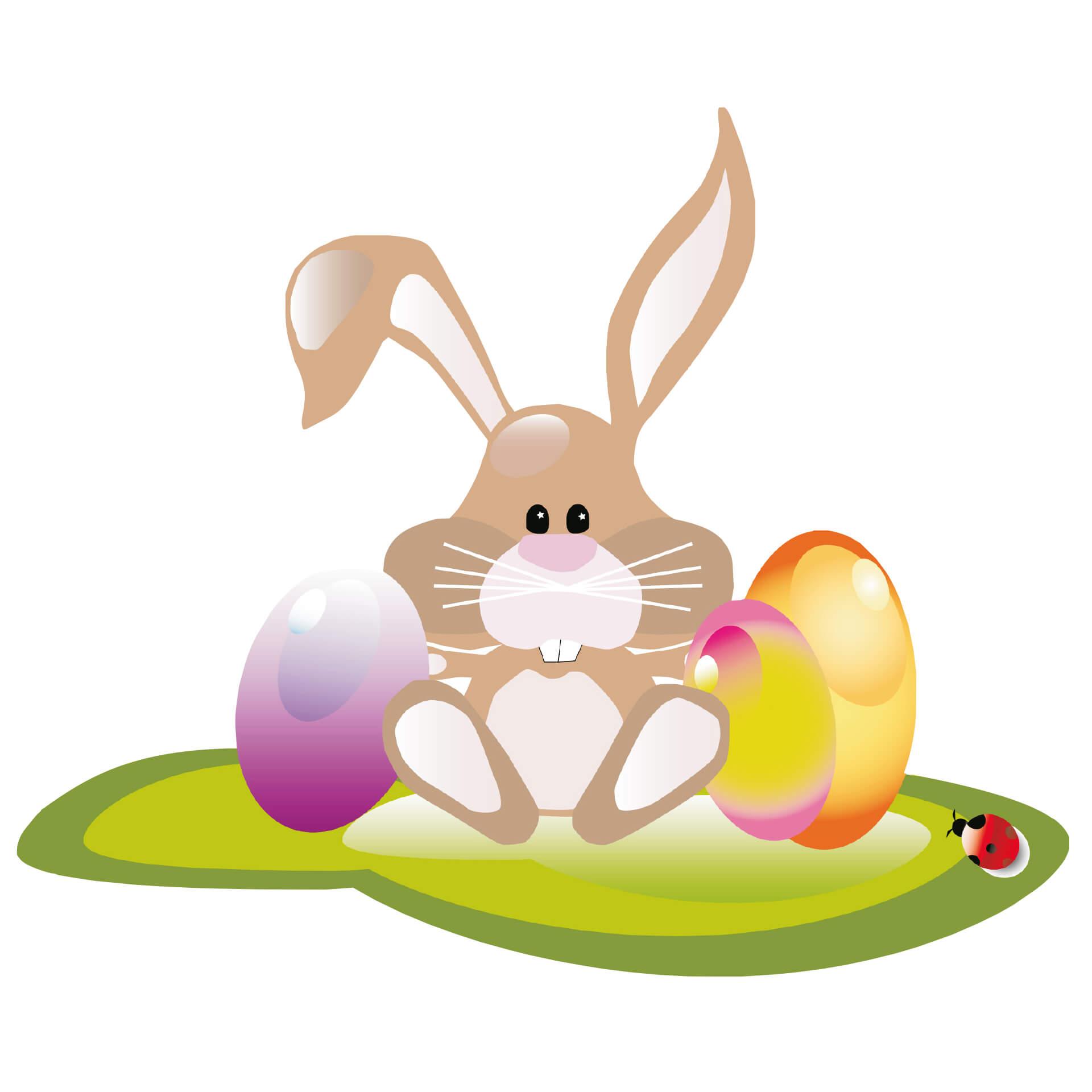 Wandtattoo Osterhase 2
