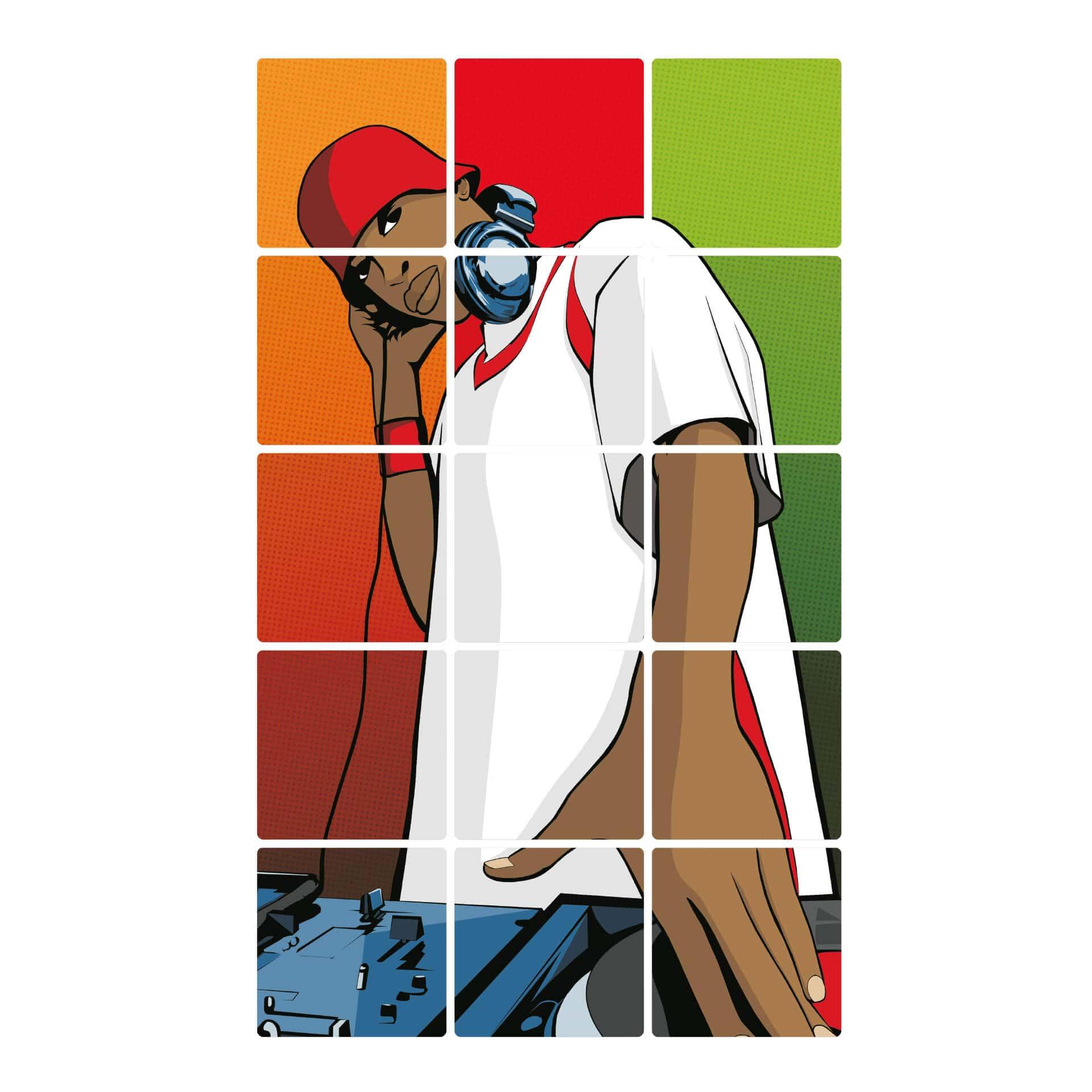 Wandtattoo DeeJay