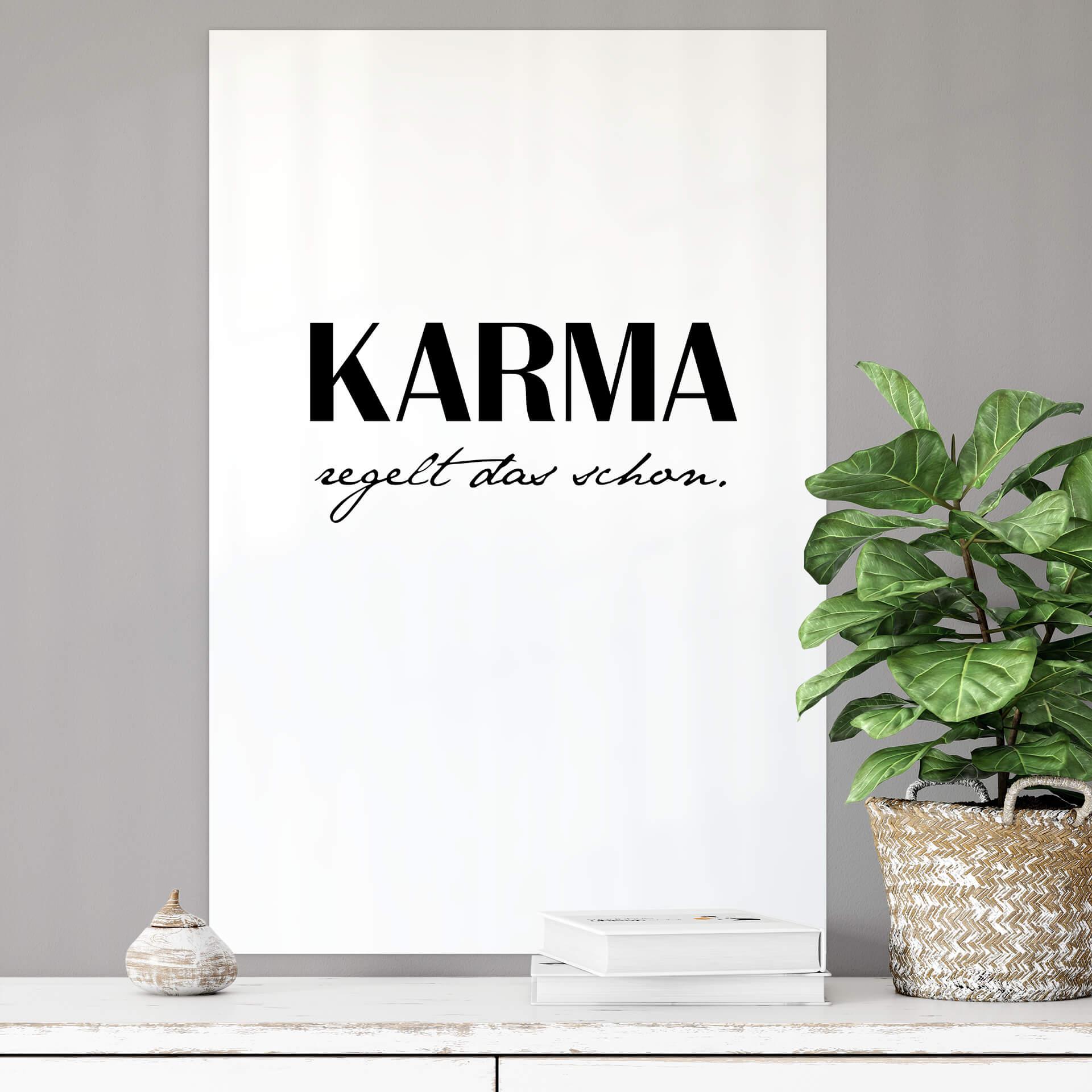 Wallprint Karma regelt das schon