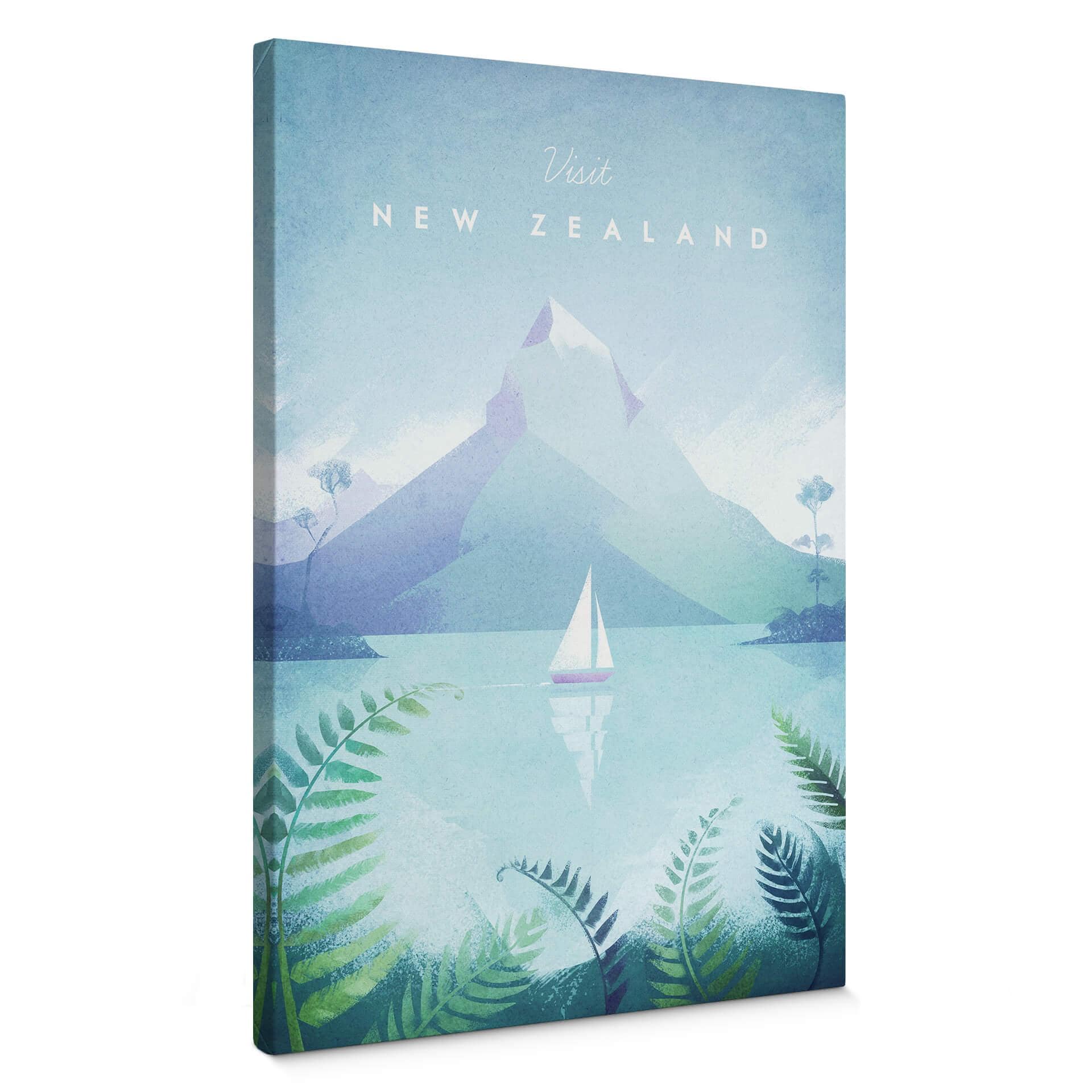 Canvasbillede - Rivers - New Zealand