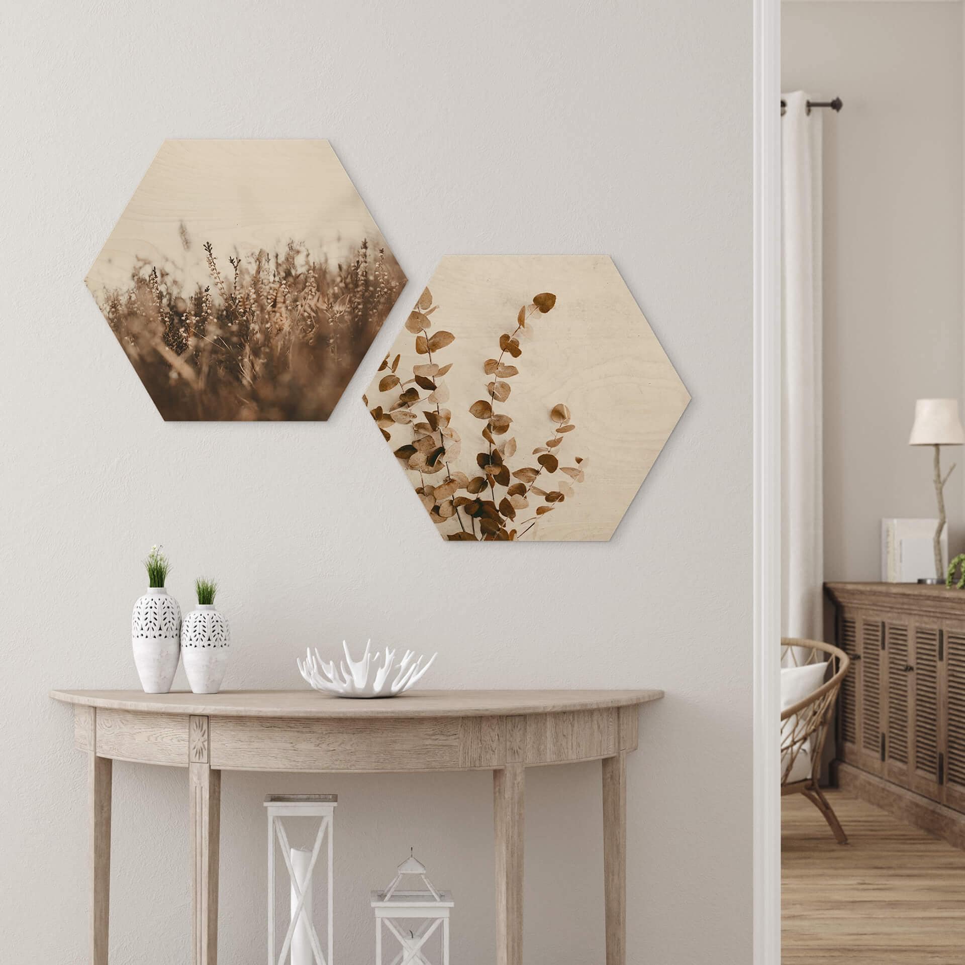 Esagono in legno Annie - Prato