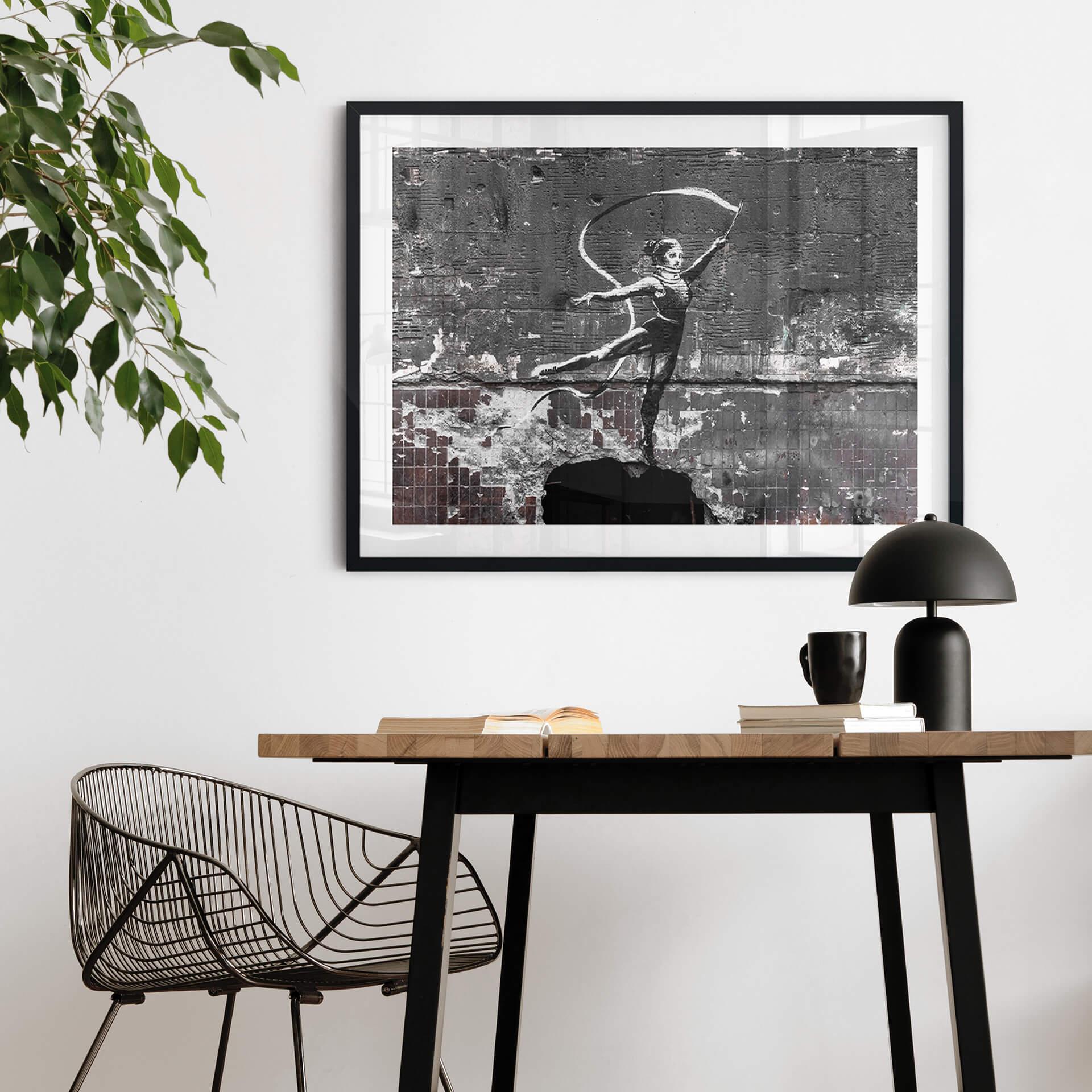 Poster Banksy - Akrobatische Tänzerin