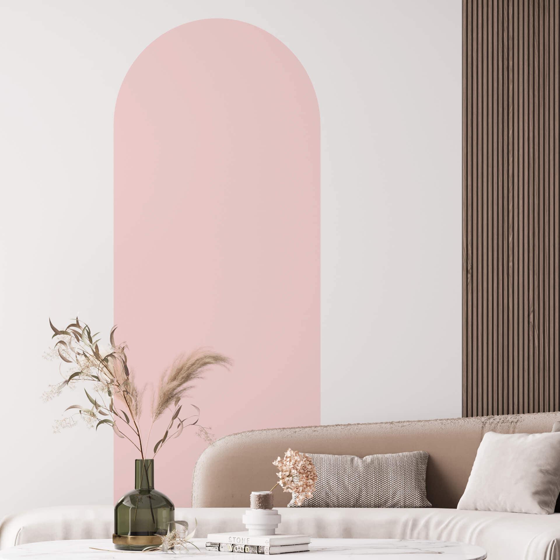 Wall Sticker Rund bue smal rosé
