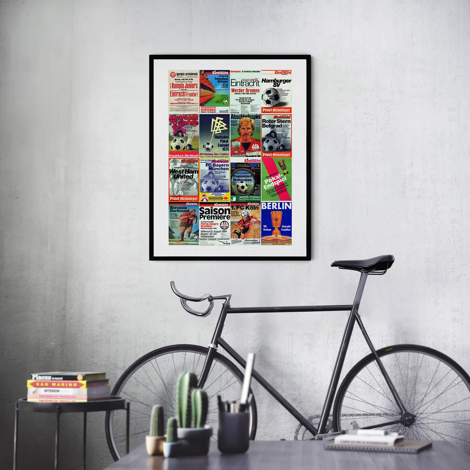 Poster Eintracht Frankfurt - Retro Posterwand