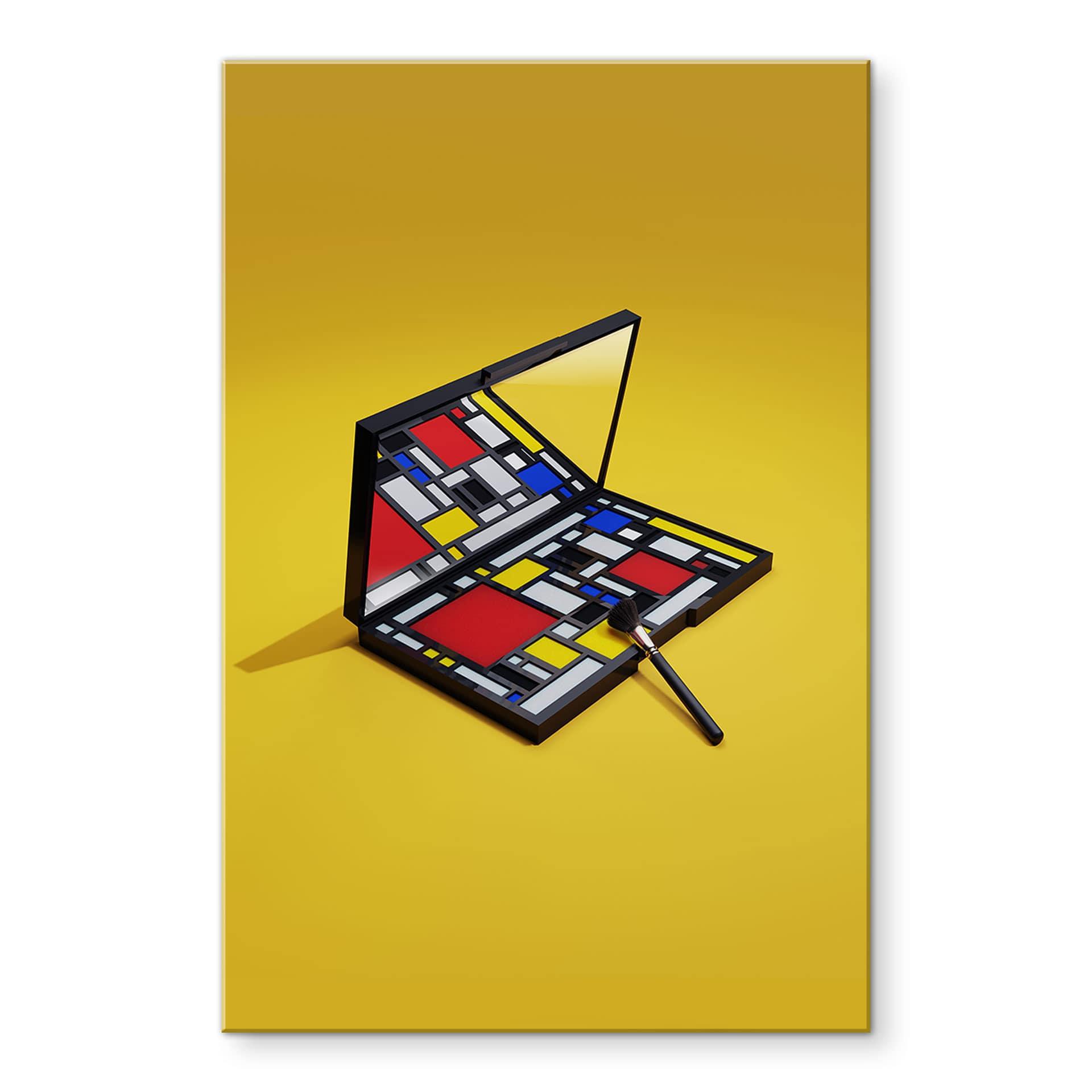 Akrylbillede Make-up palet i stil med Piet Mondrian - Pozdniakov