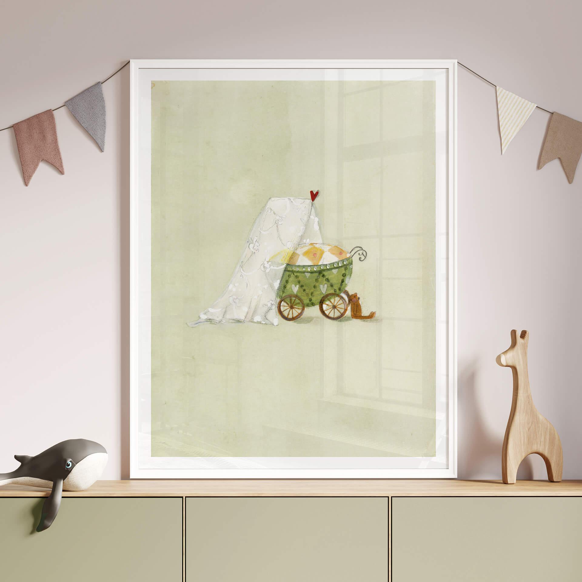 Poster Leffler - Wiegenglück